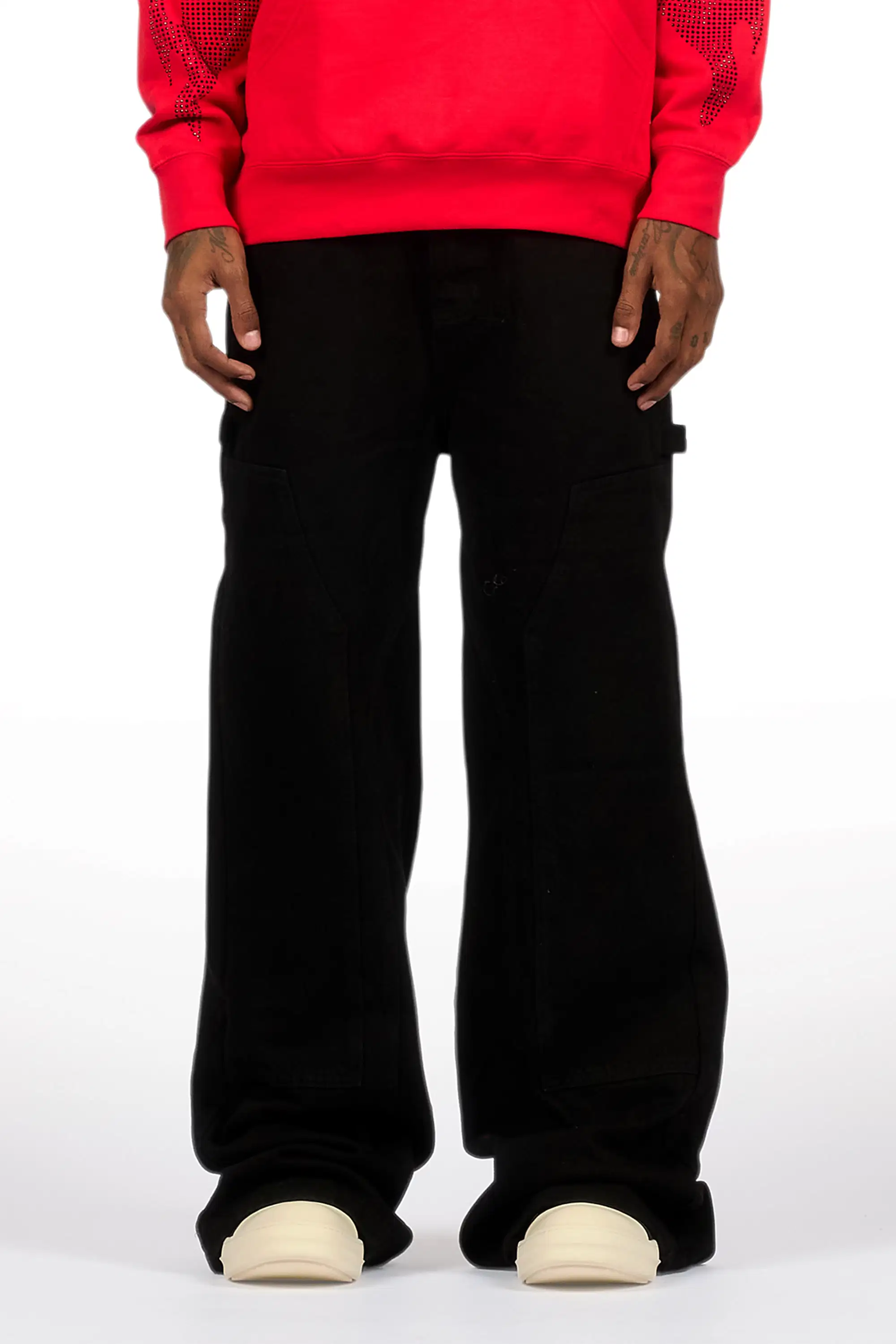 Strake Black Baggy Jeans