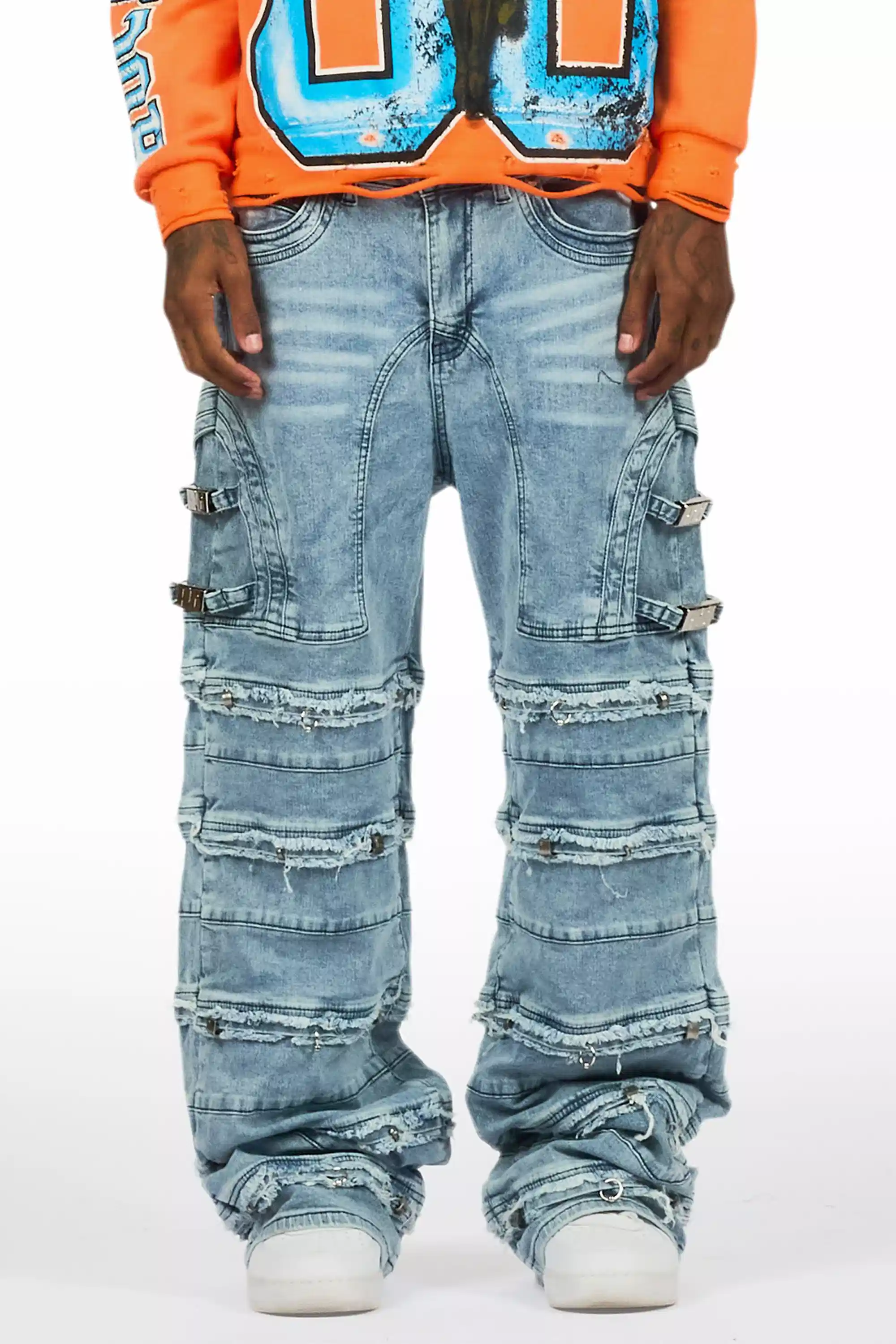 Fotis Blue Baggy Jean
