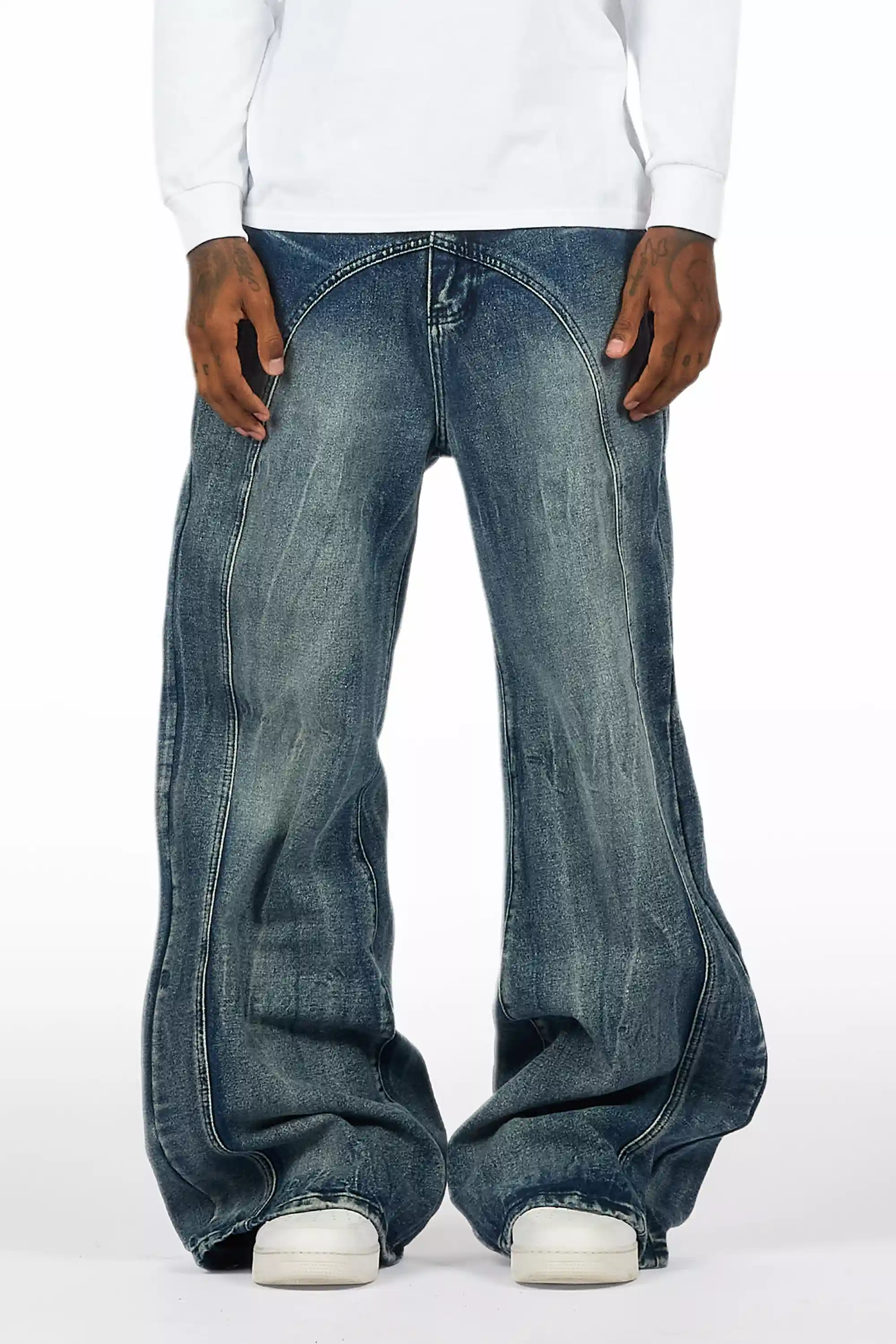 Ballen Blue Baggy Jeans