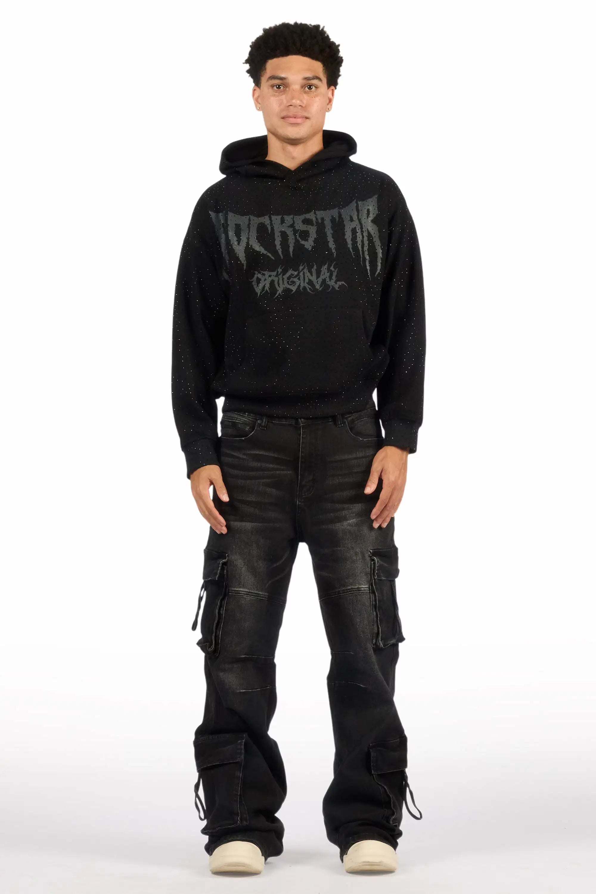 8008-tore-black-baggy-cargo-jean-6.jpg Tore Black Baggy Cargo Jean