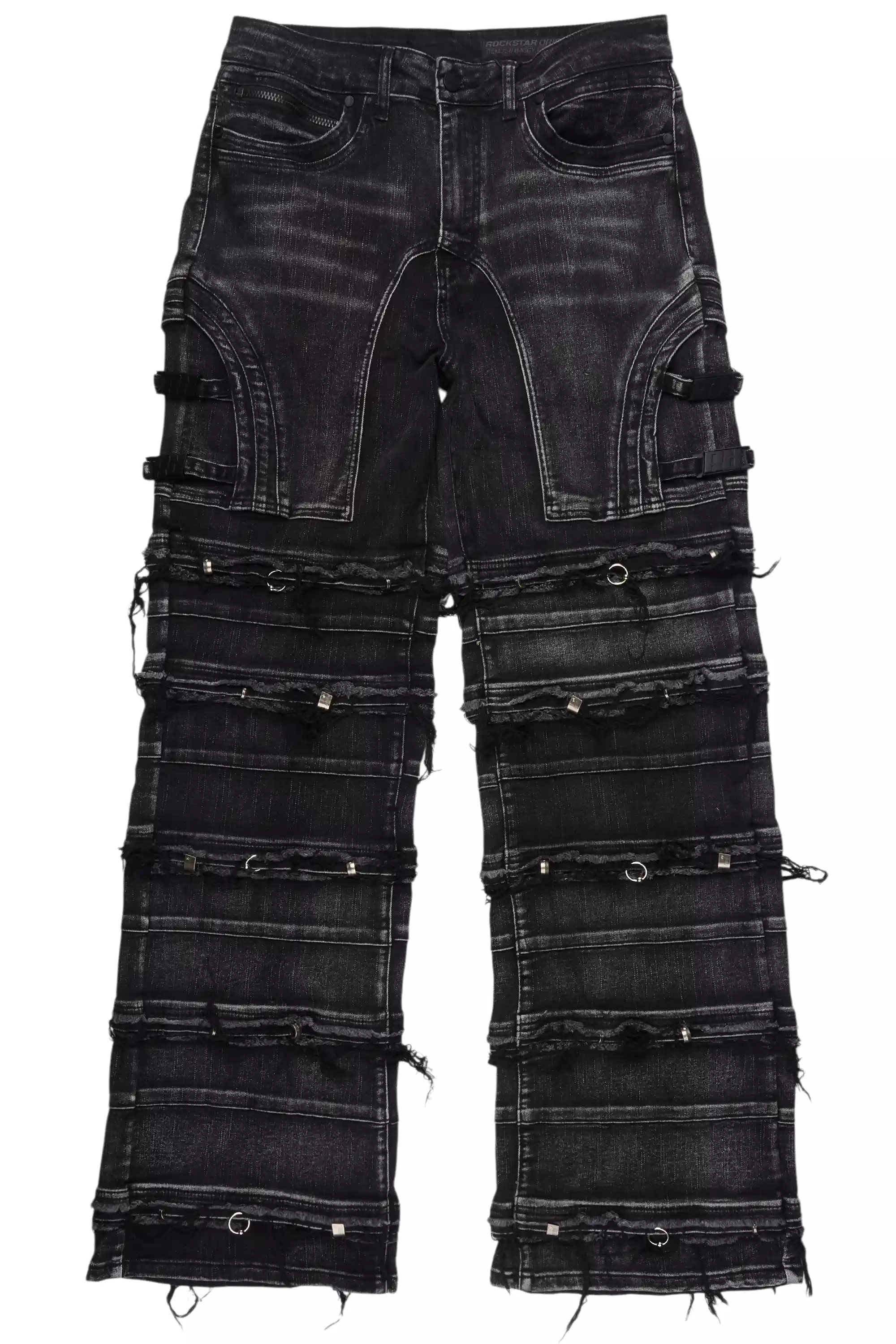 Fotis Black Baggy Jean
