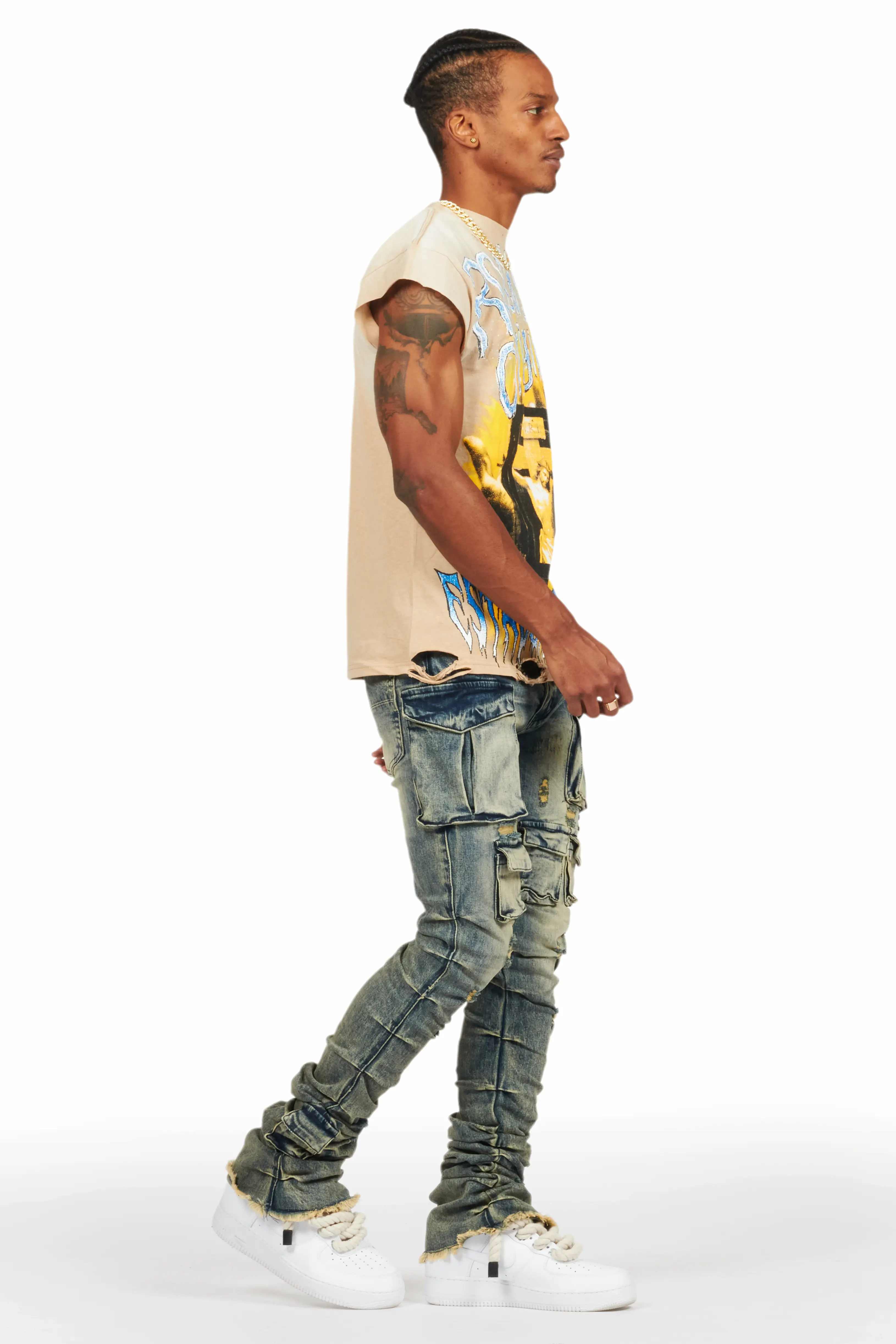 8079-gentry-tint-blue-stacked-flare-jean-6.webp Gentry Tint Blue Stacked Flare Jean
