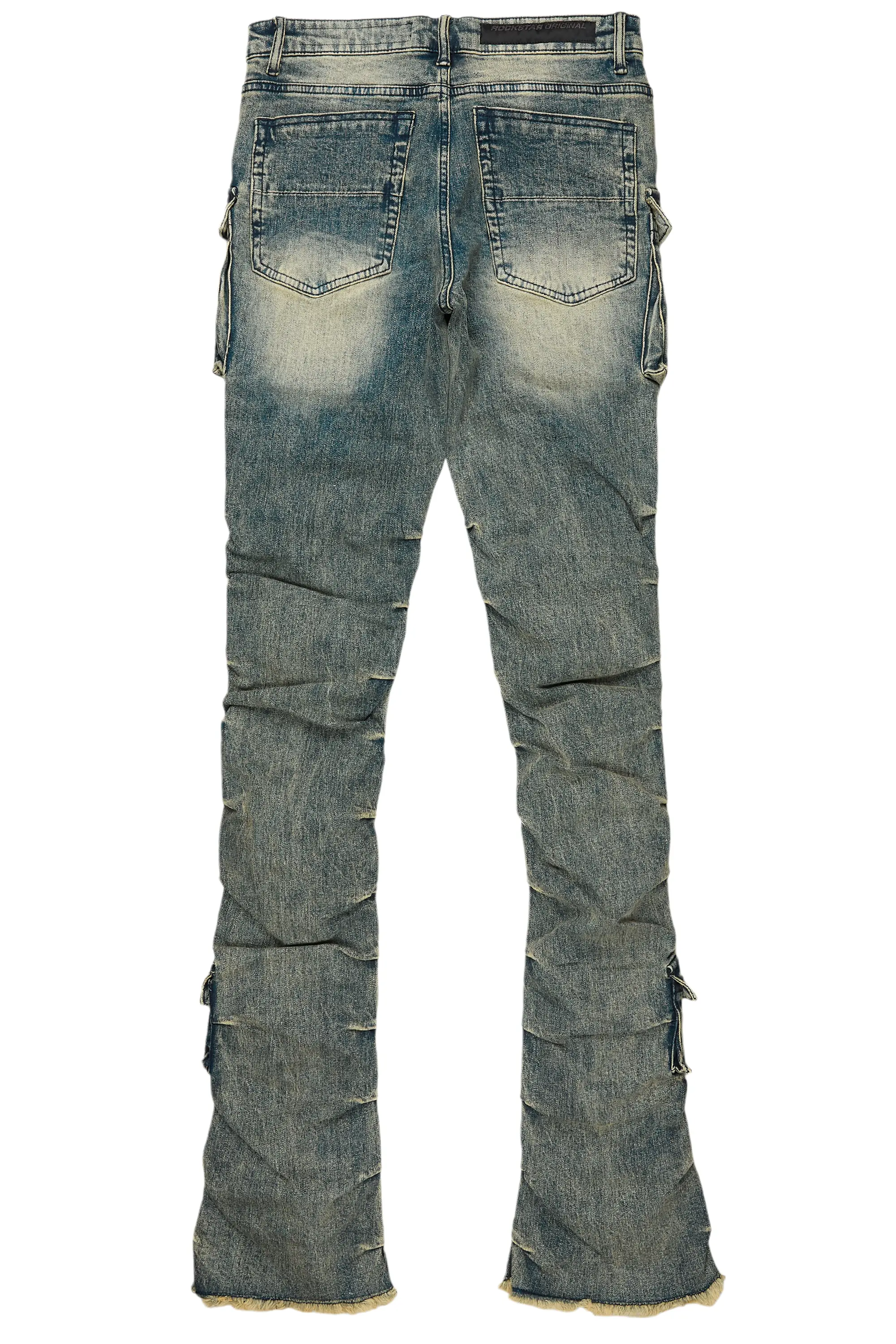 8079-gentry-tint-blue-stacked-flare-jean-9.webp Gentry Tint Blue Stacked Flare Jean