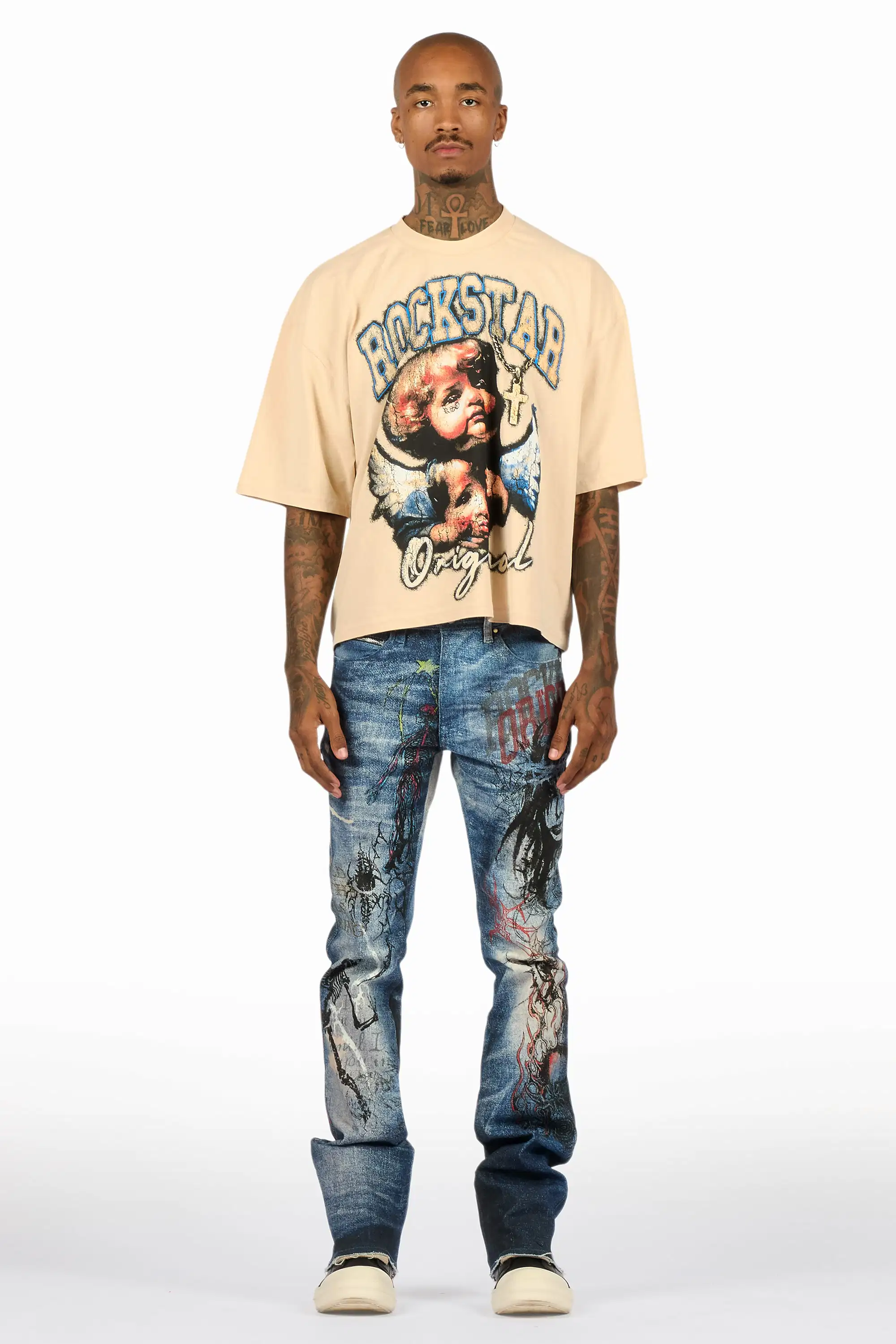 8100-blaytex-blue-stacked-flare-jean-3.webp Blaytex Blue Stacked Flare Jean