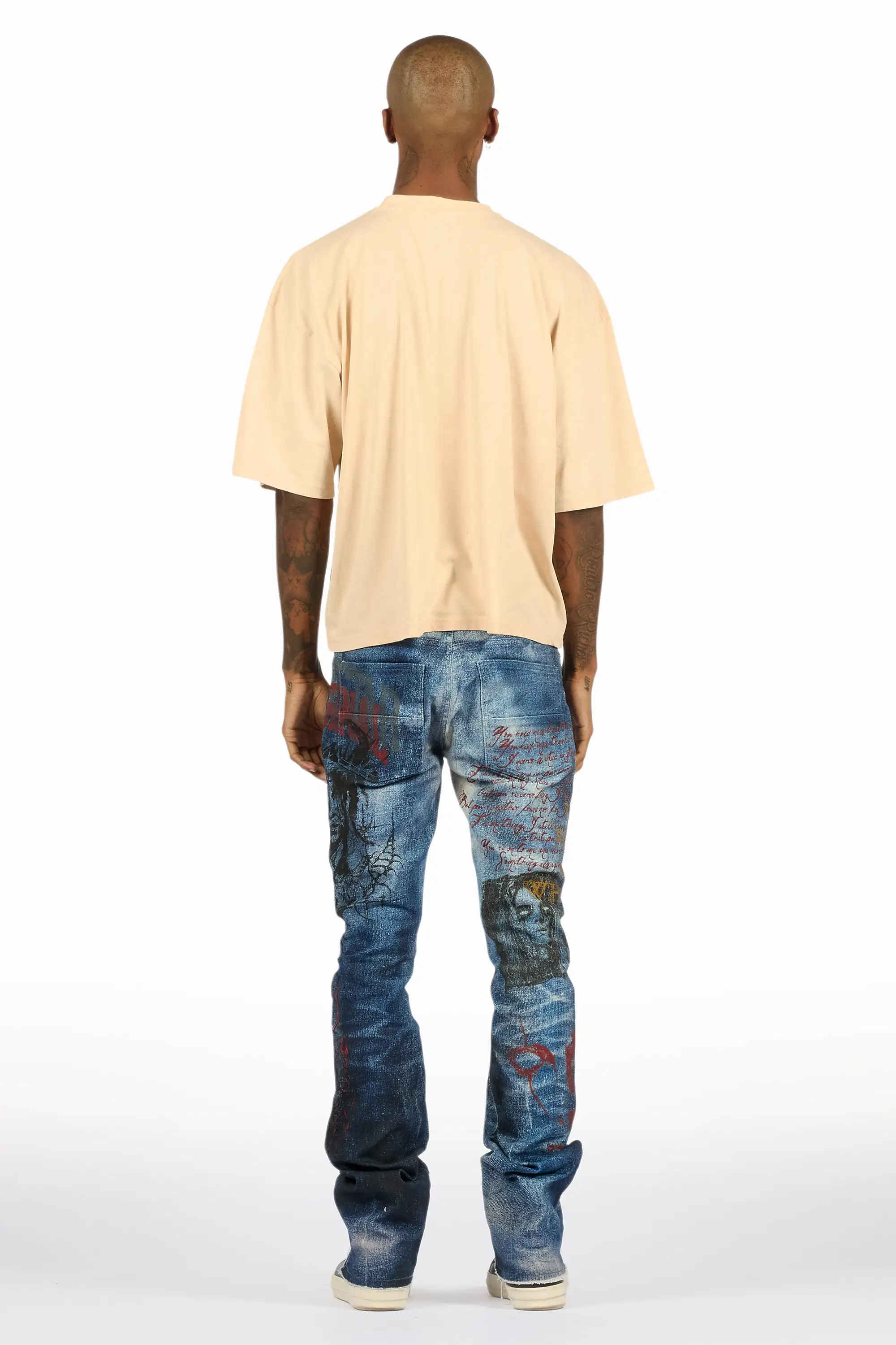 8100-blaytex-blue-stacked-flare-jean-4.webp Blaytex Blue Stacked Flare Jean