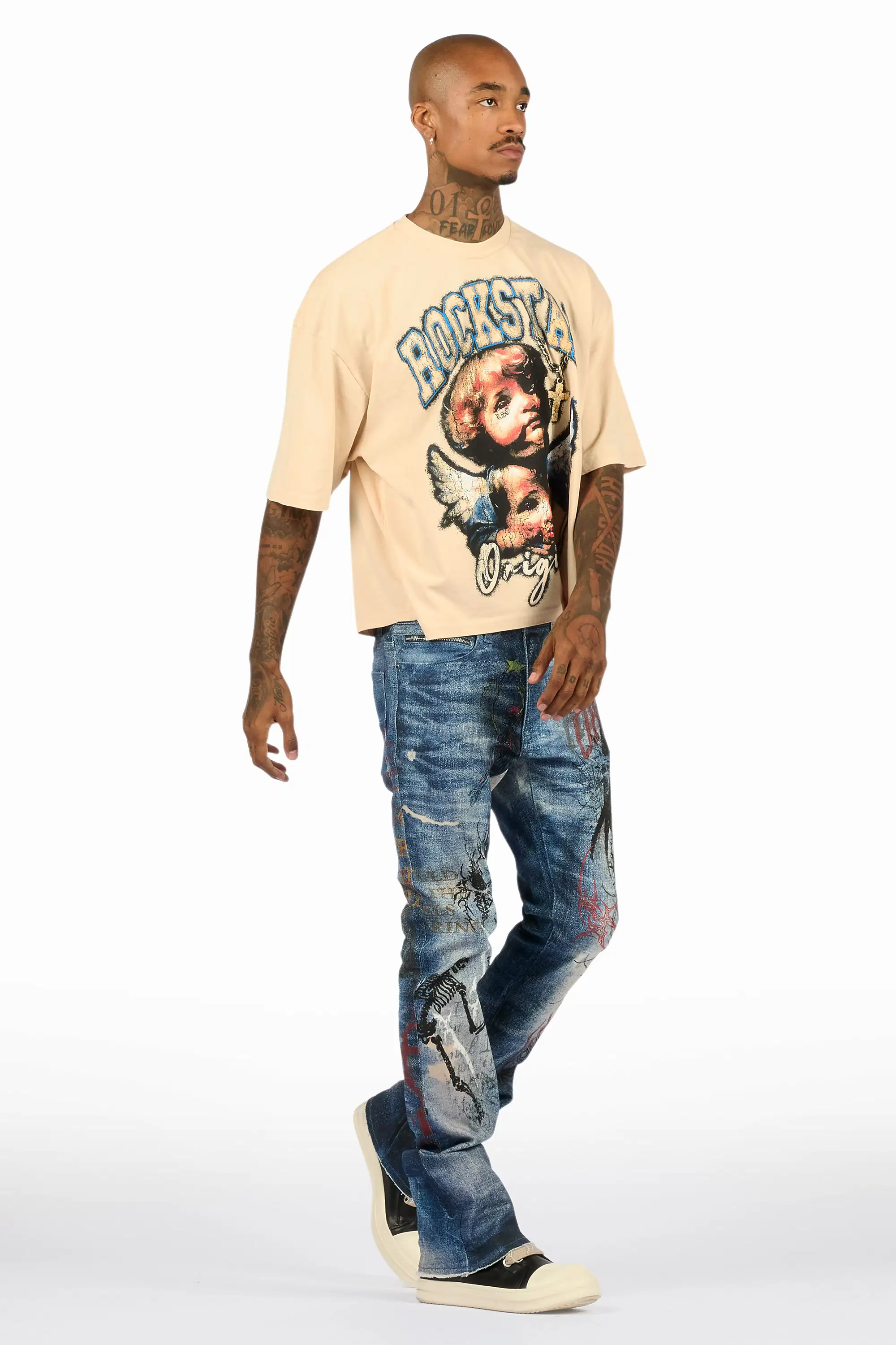 8100-blaytex-blue-stacked-flare-jean-5.webp Blaytex Blue Stacked Flare Jean