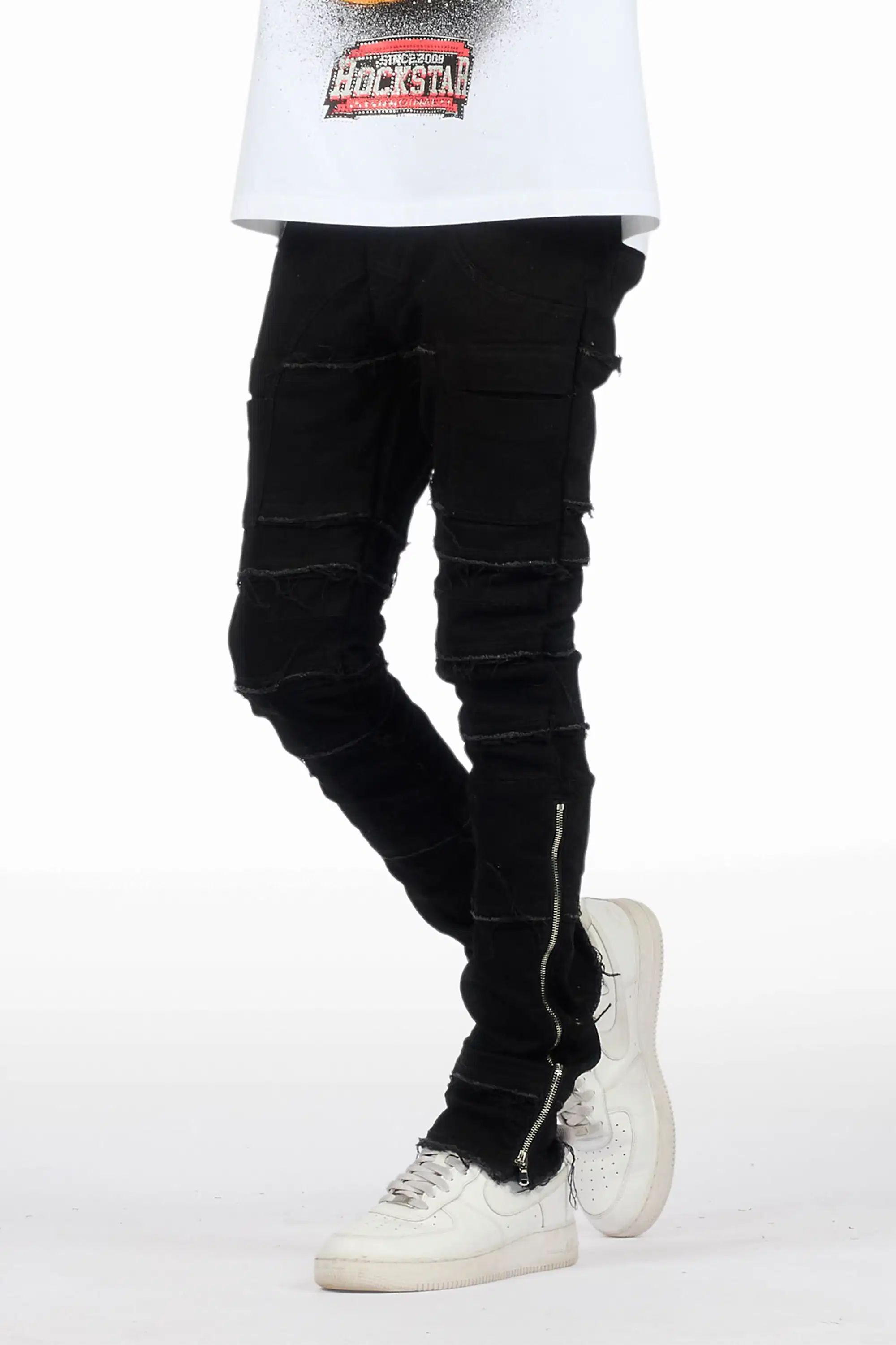 Horado Jet Black Skinny Fit Jean