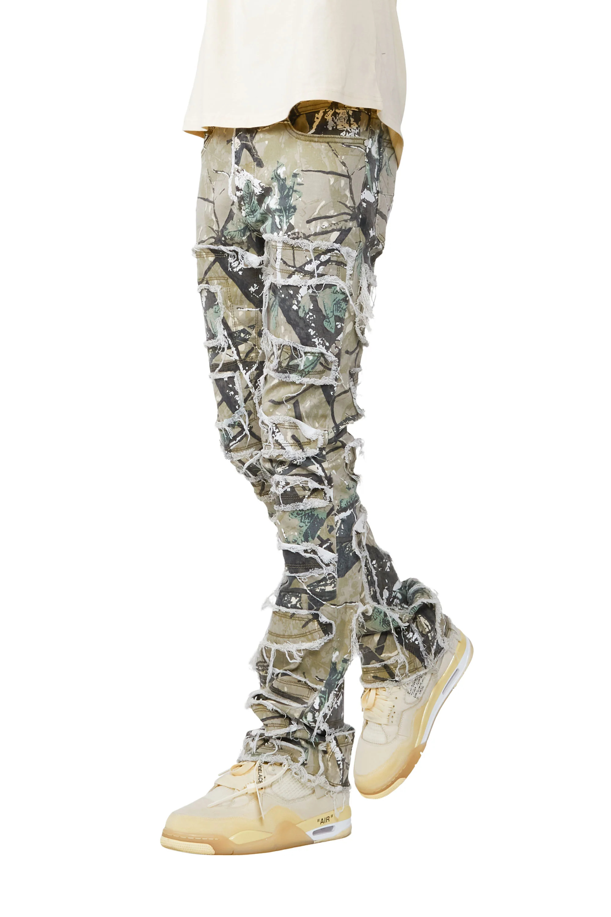 8163-shake-tree-camo-stacked-flare-jean-14.webp Shake Tree Camo Stacked Flare Jean