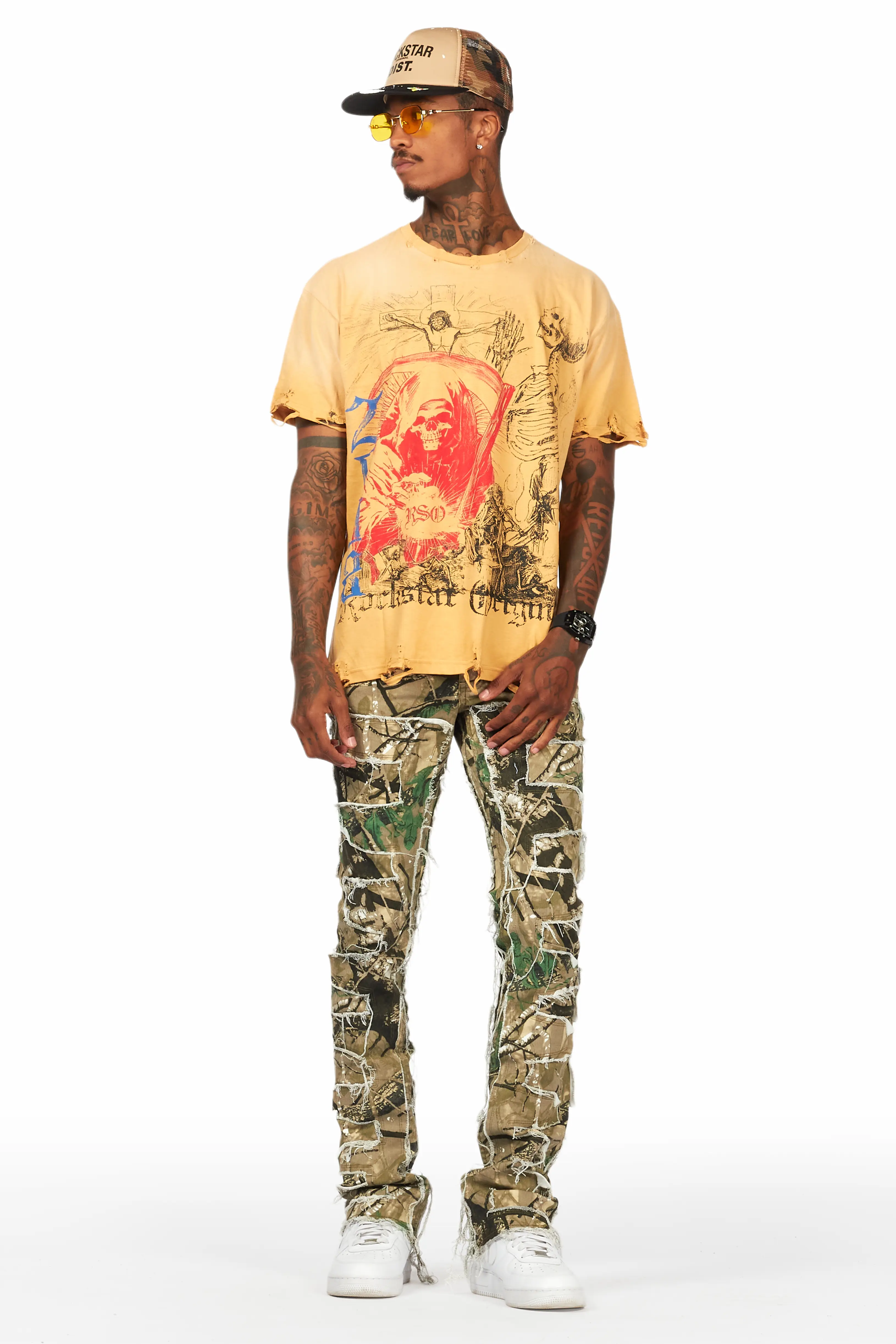 8163-shake-tree-camo-stacked-flare-jean-3.webp Shake Tree Camo Stacked Flare Jean