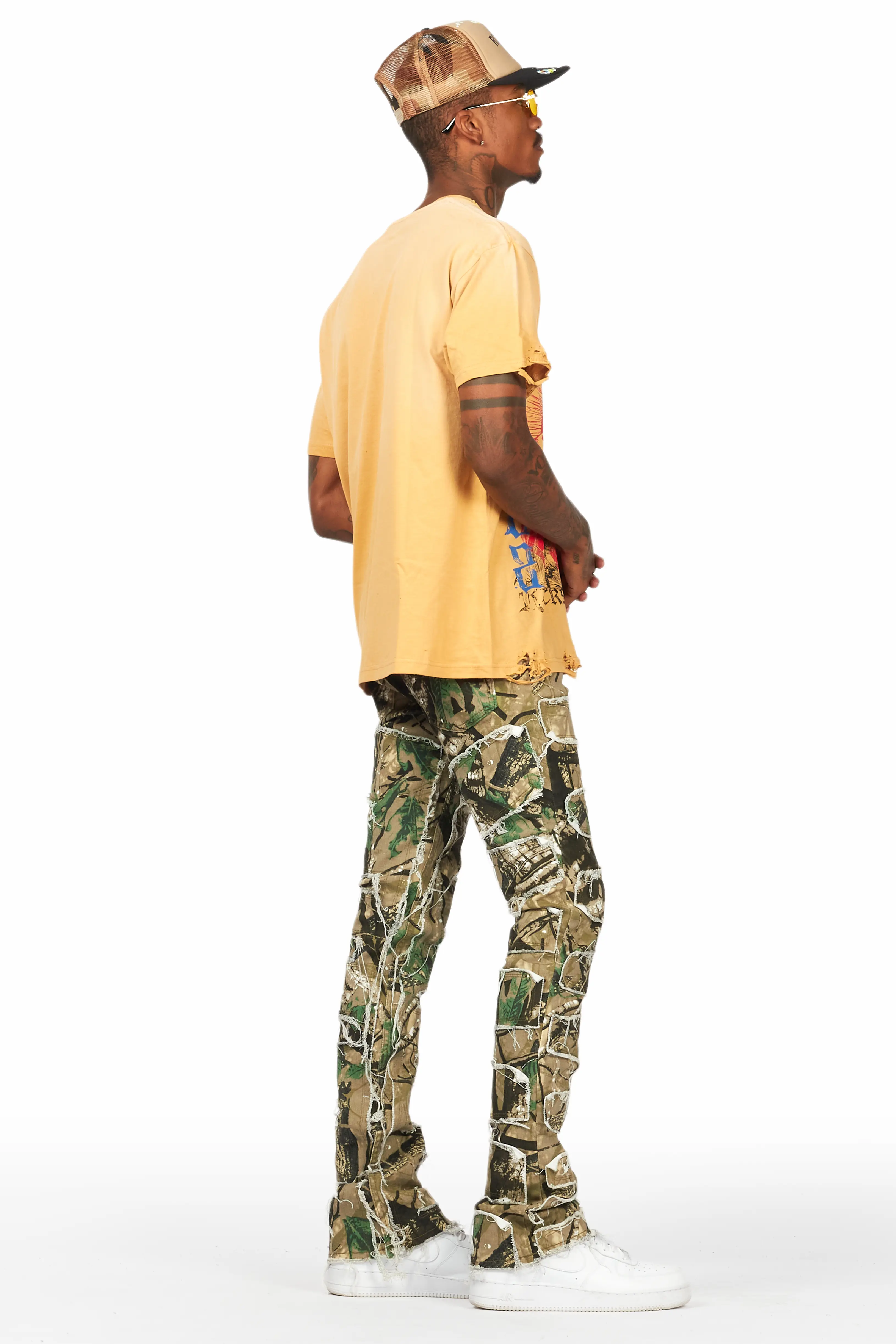 8163-shake-tree-camo-stacked-flare-jean-4.webp Shake Tree Camo Stacked Flare Jean