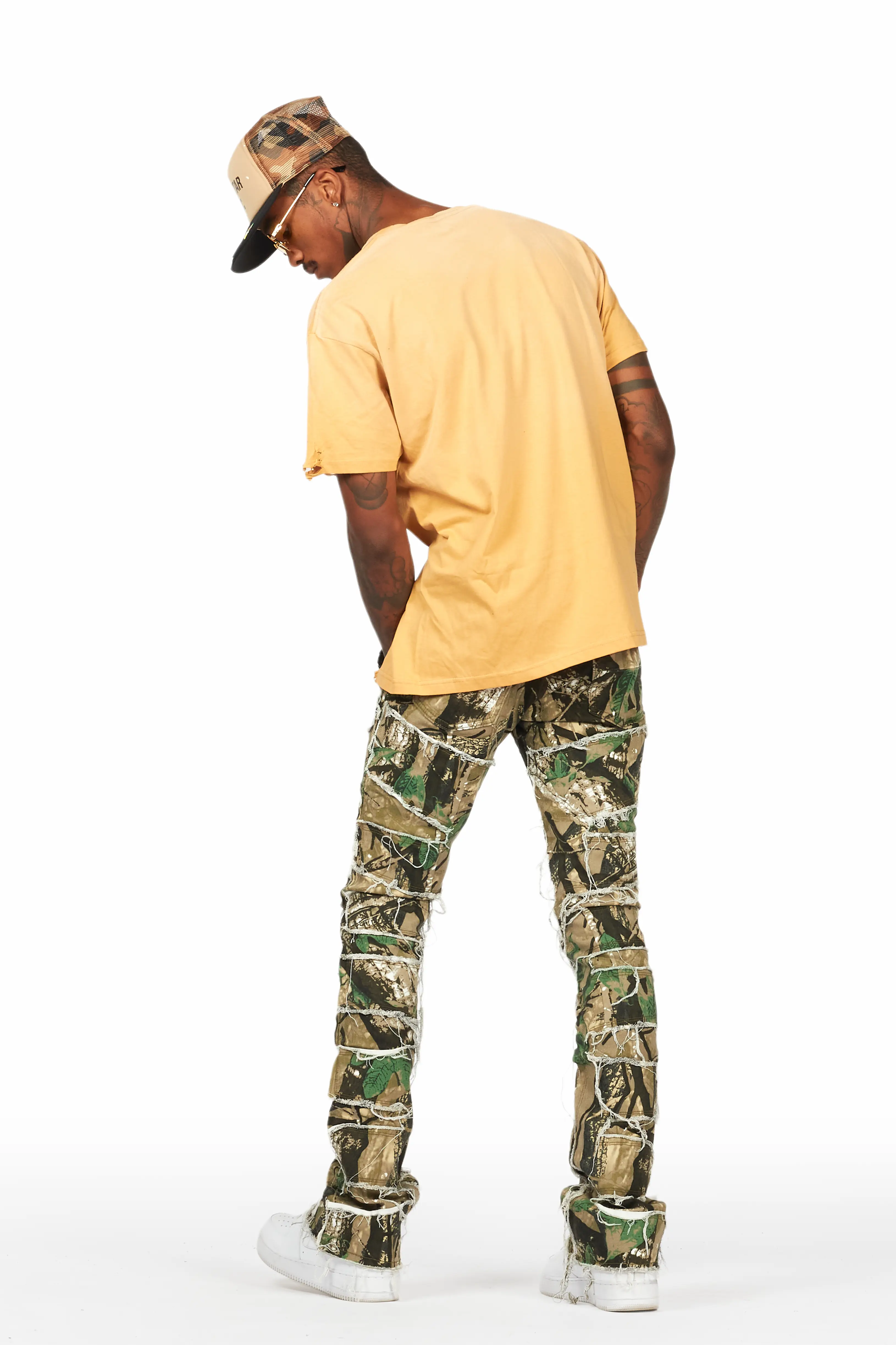 8163-shake-tree-camo-stacked-flare-jean-5.webp Shake Tree Camo Stacked Flare Jean