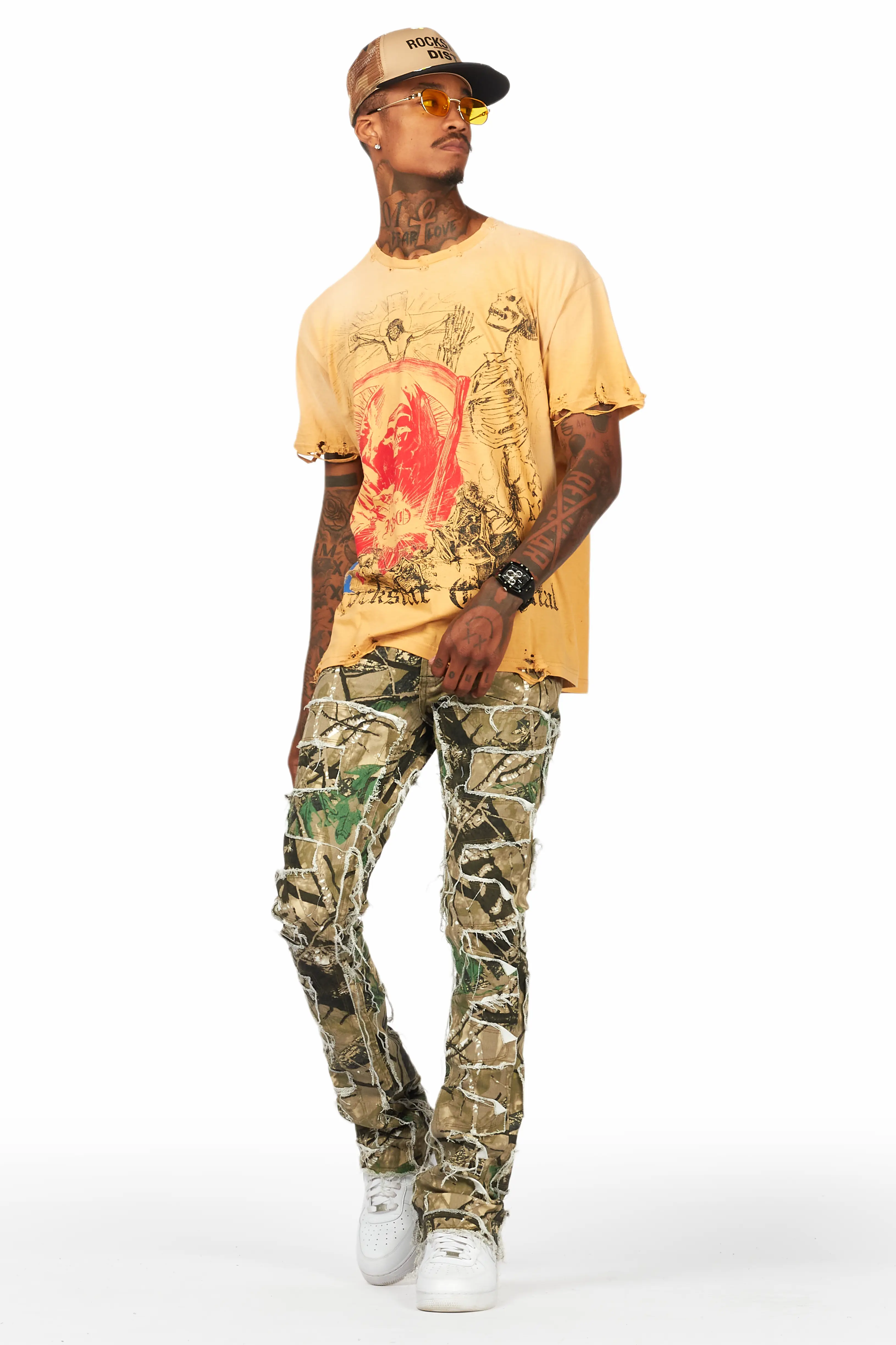 8163-shake-tree-camo-stacked-flare-jean-7.webp Shake Tree Camo Stacked Flare Jean