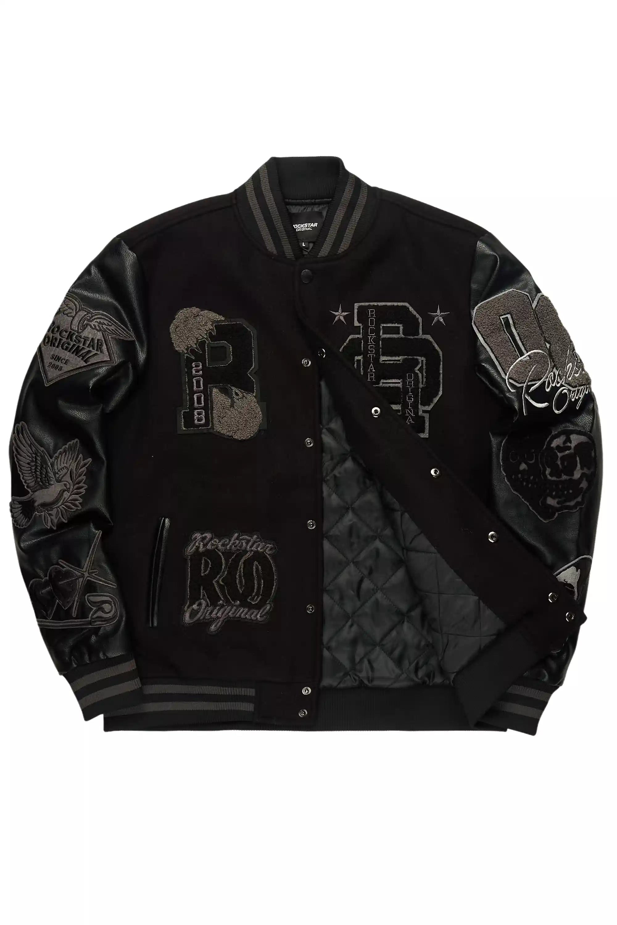Igor Black/Black Varsity Jacket