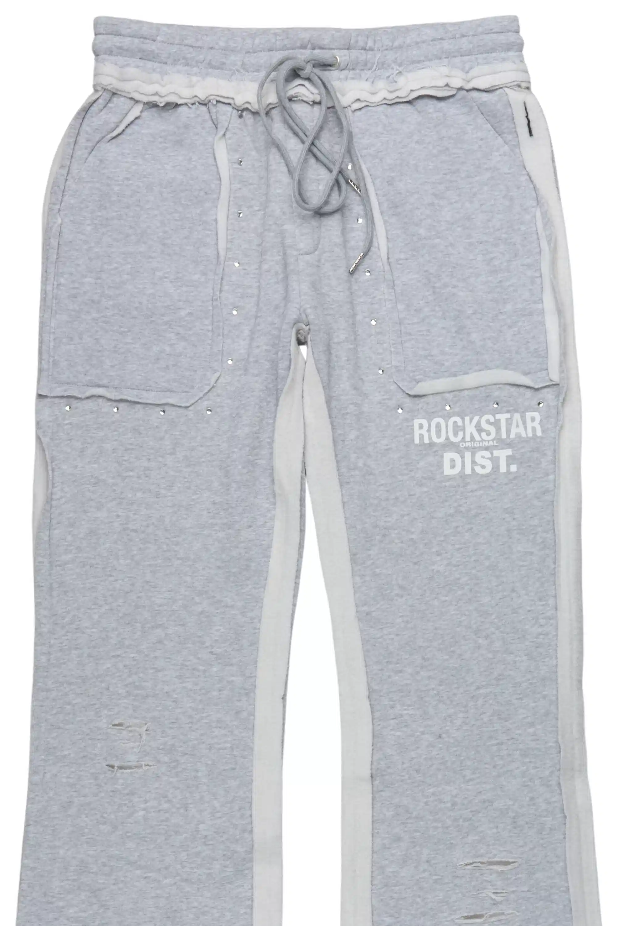 Zinon Heather Grey Relaxed Pant
