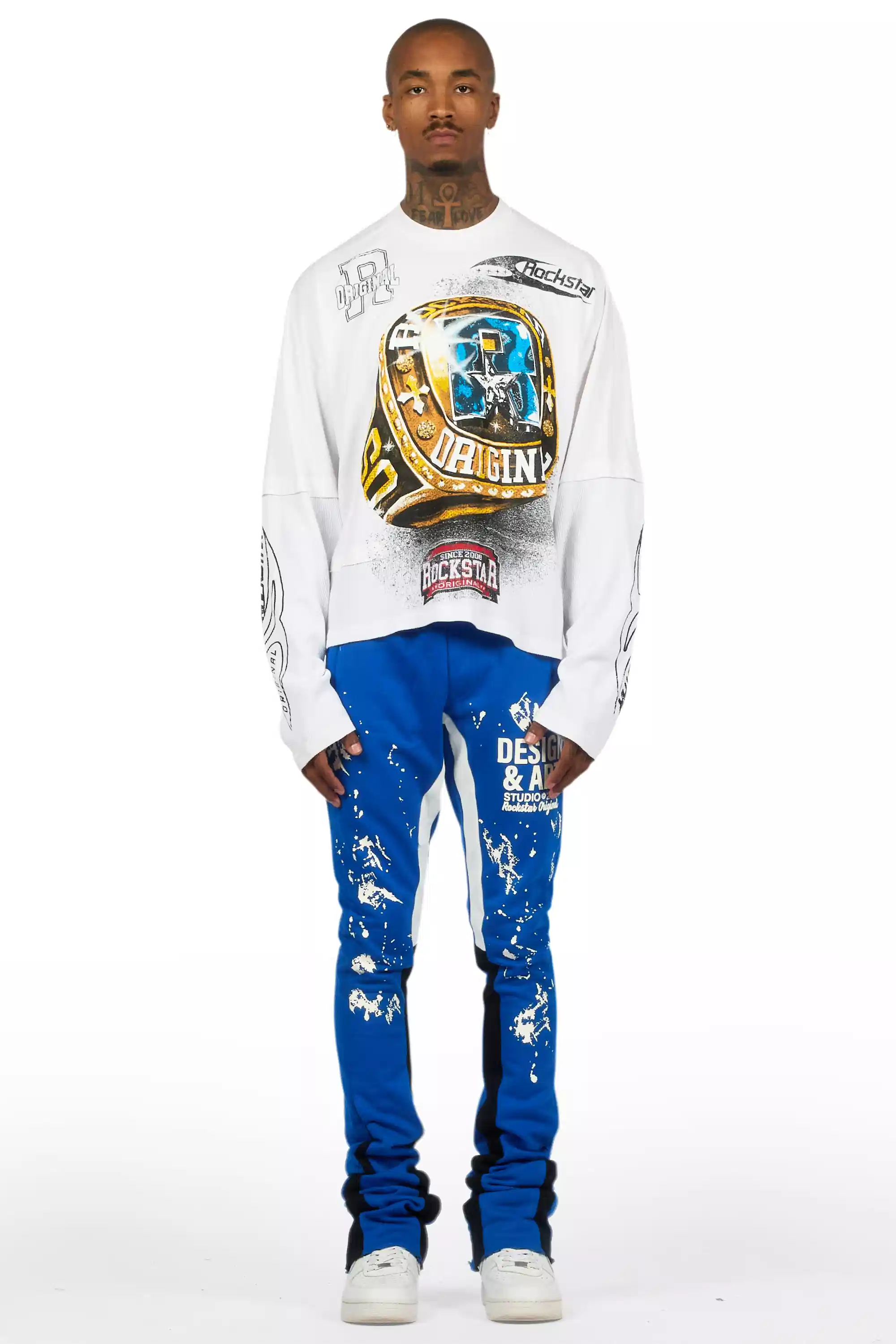 8379-damone-royal-super-stacked-flare-track-pant-3.webp Damone Royal Super Stacked Flare Track Pant