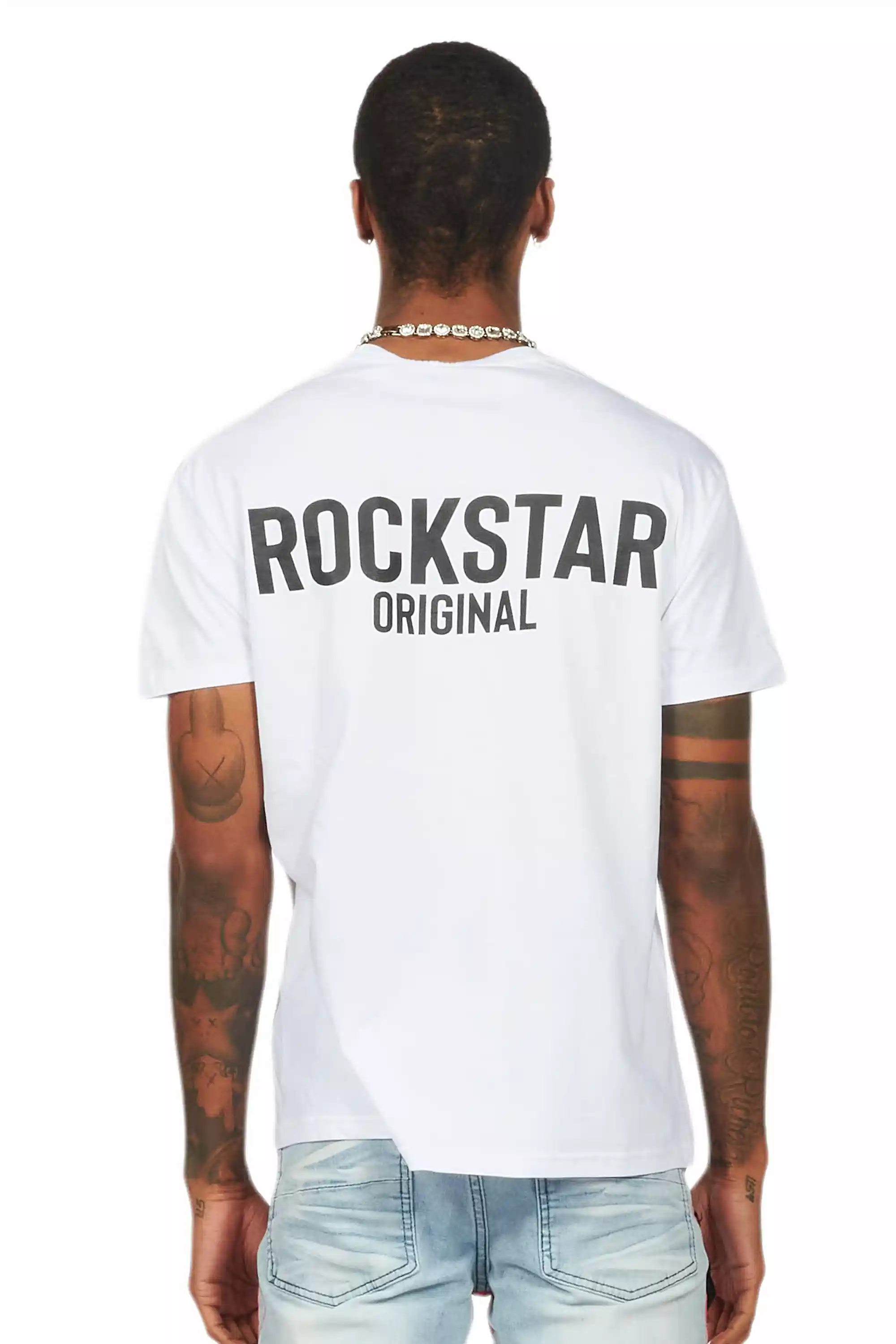 Sana White/Black Graphic T-Shirt