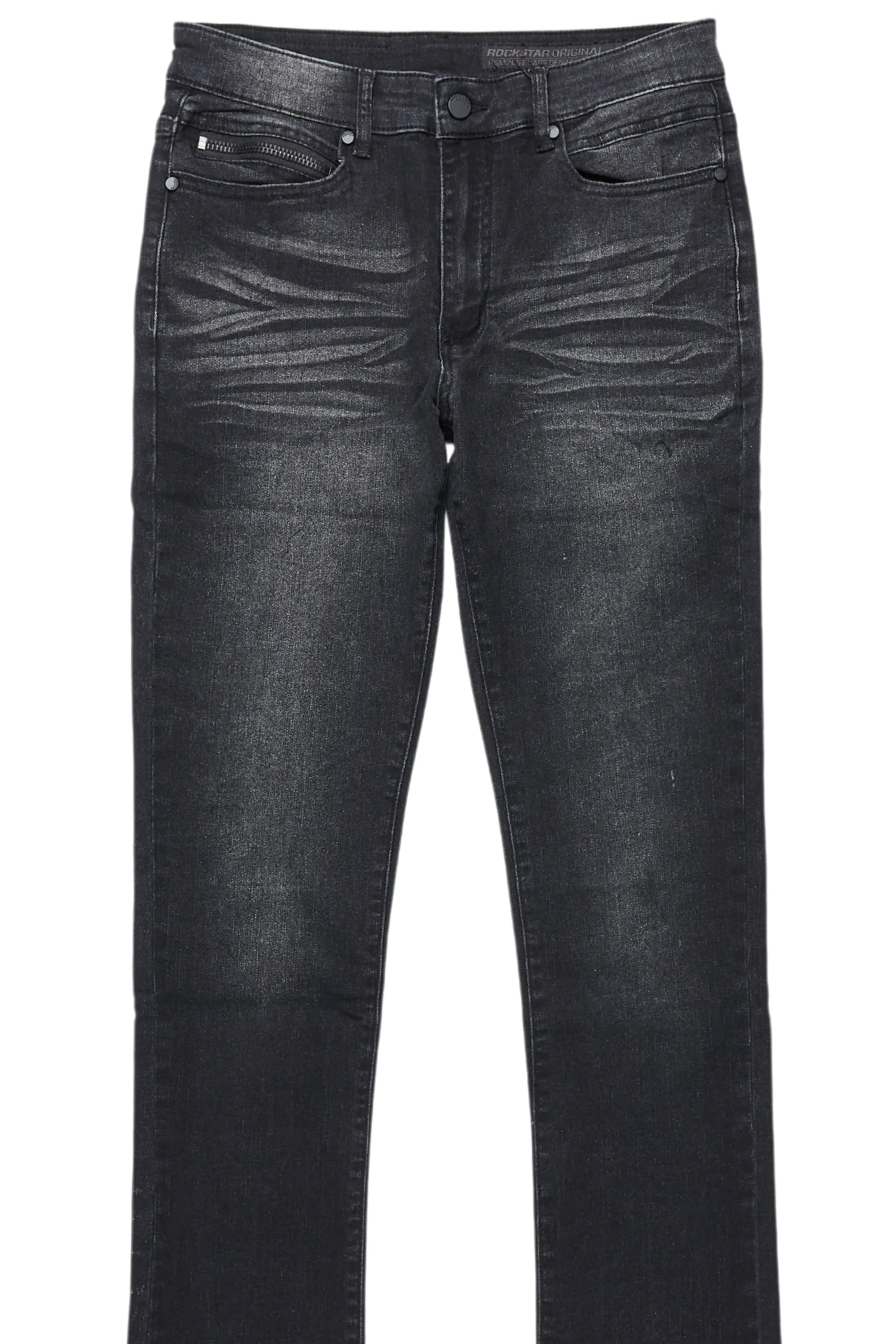 8611-dag-dark-grey-stacked-flare-jean-7.webp Dag Dark Grey Stacked Flare Jean