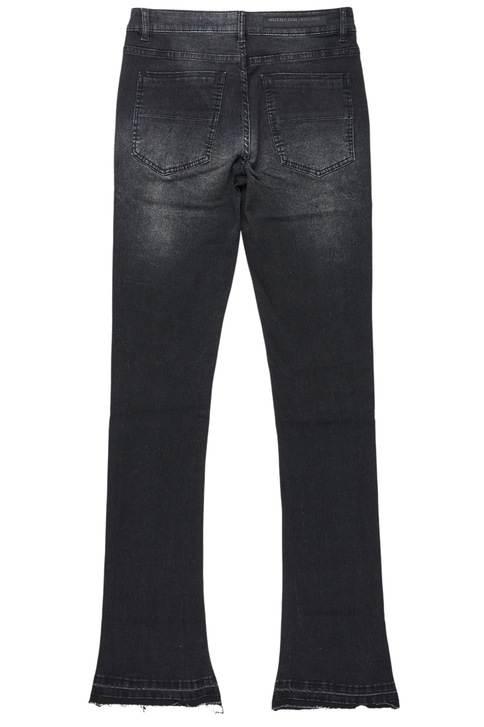 8611-dag-dark-grey-stacked-flare-jean-8.png Dag Dark Grey Stacked Flare Jean