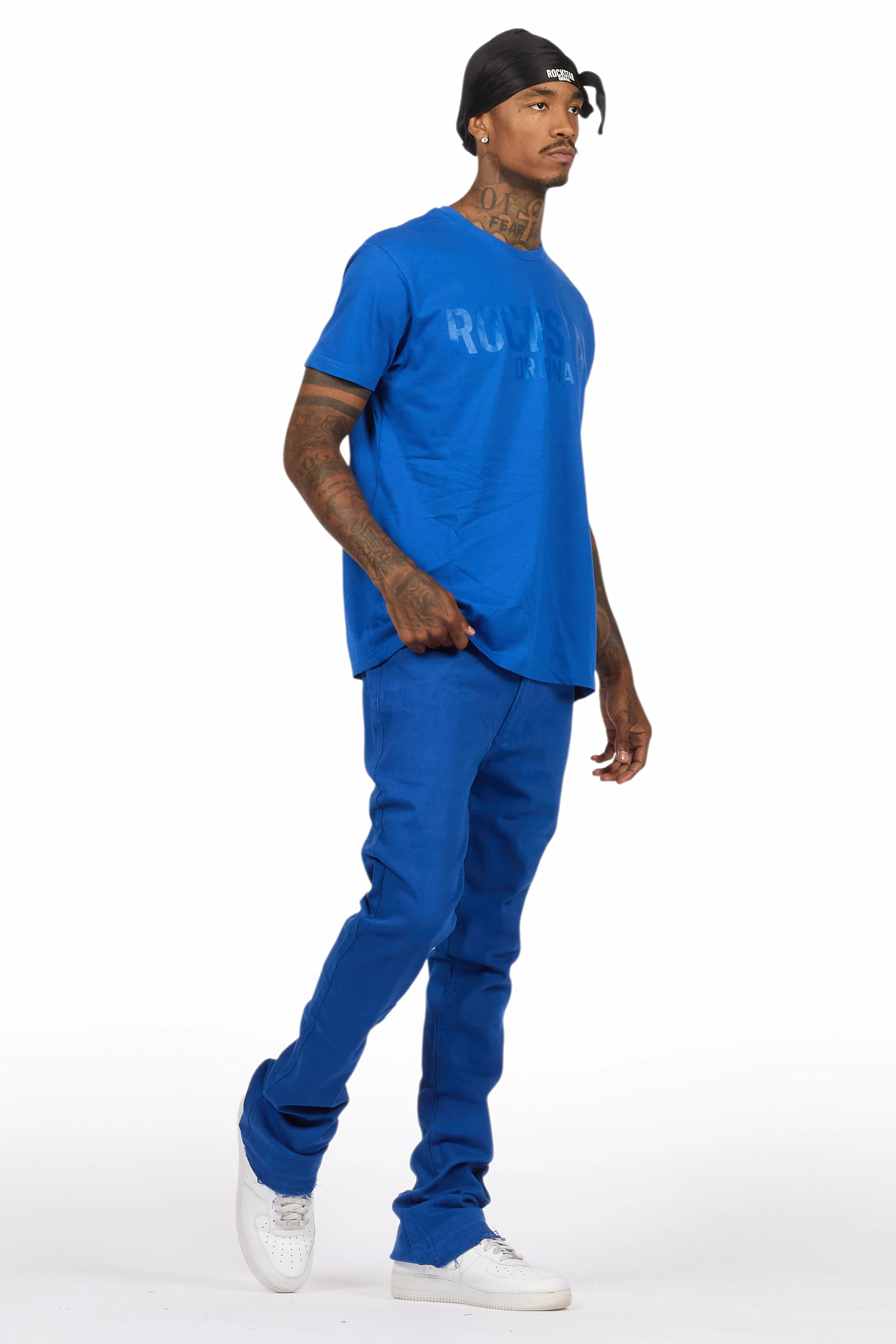 8752-sana-royal-blue-t-shirt-dag-stacked-flare-jean-set-6.webp Sana Royal Blue T-Shirt/Dag Stacked Flare Jean Set