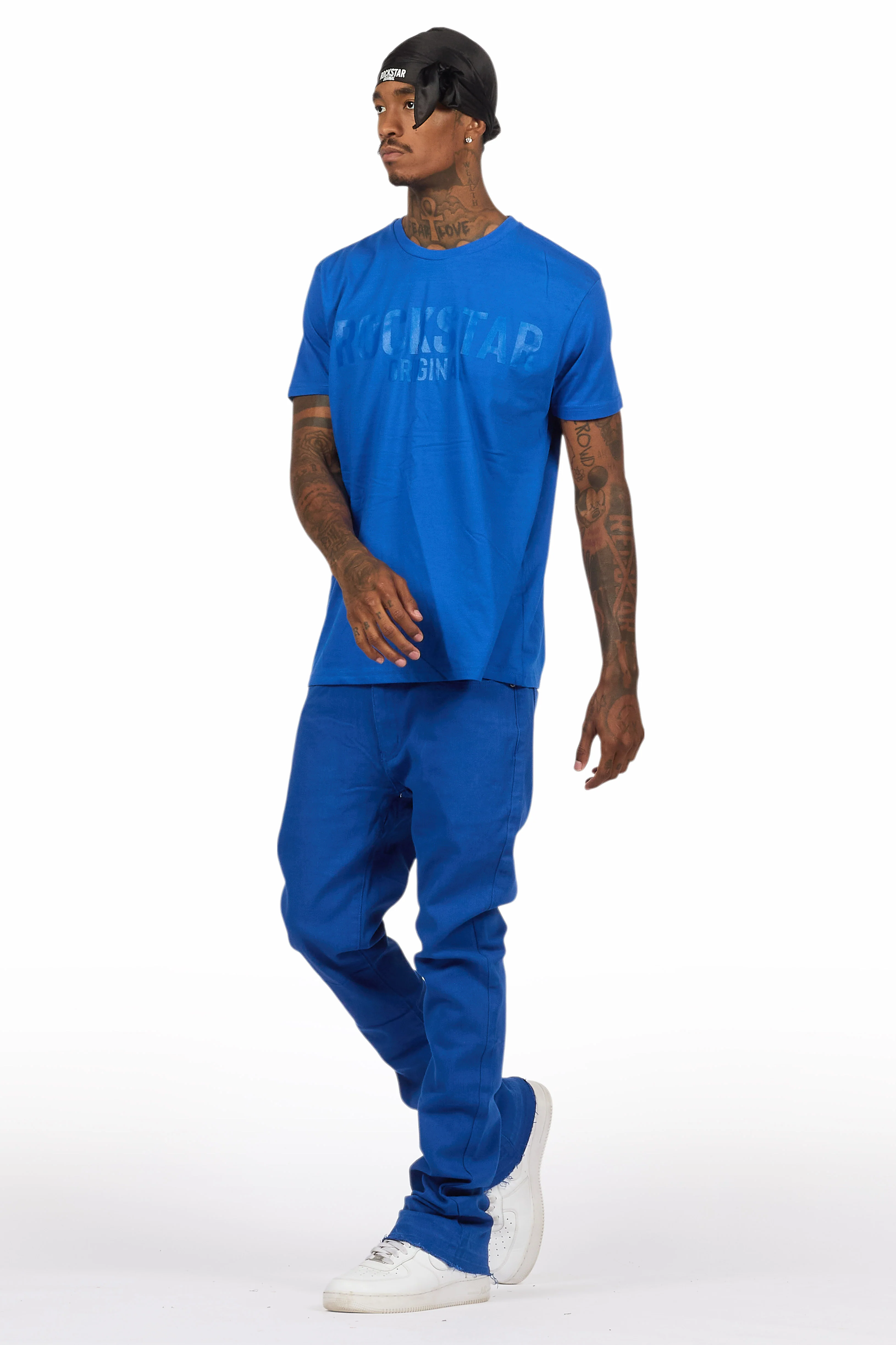 8752-sana-royal-blue-t-shirt-dag-stacked-flare-jean-set-7.webp Sana Royal Blue T-Shirt/Dag Stacked Flare Jean Set