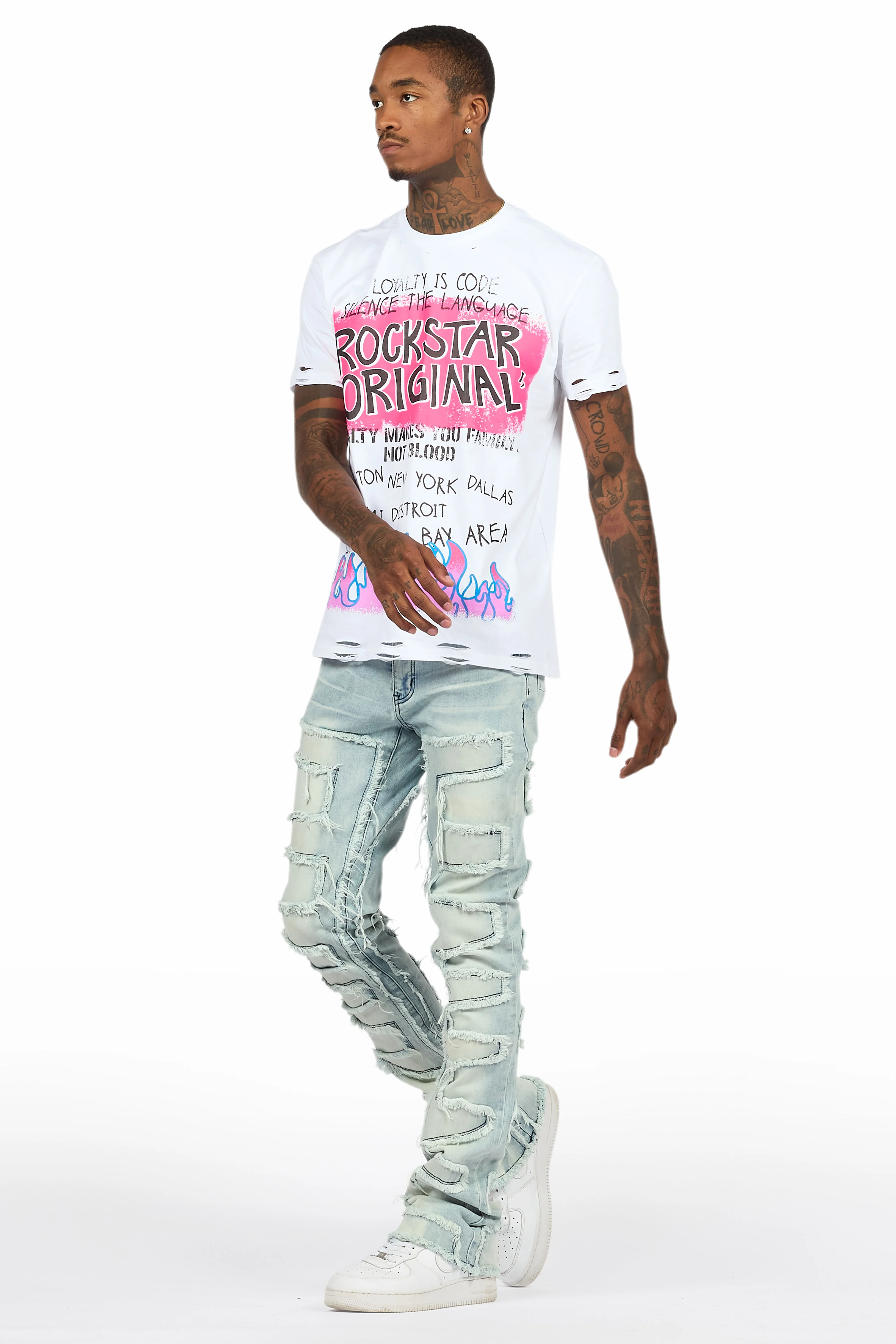 8818-beno-white-t-shirt-shake-blue-stacked-flare-jean-bundle-13.webp Beno White T-Shirt & Shake Blue Stacked Flare Jean Bundle