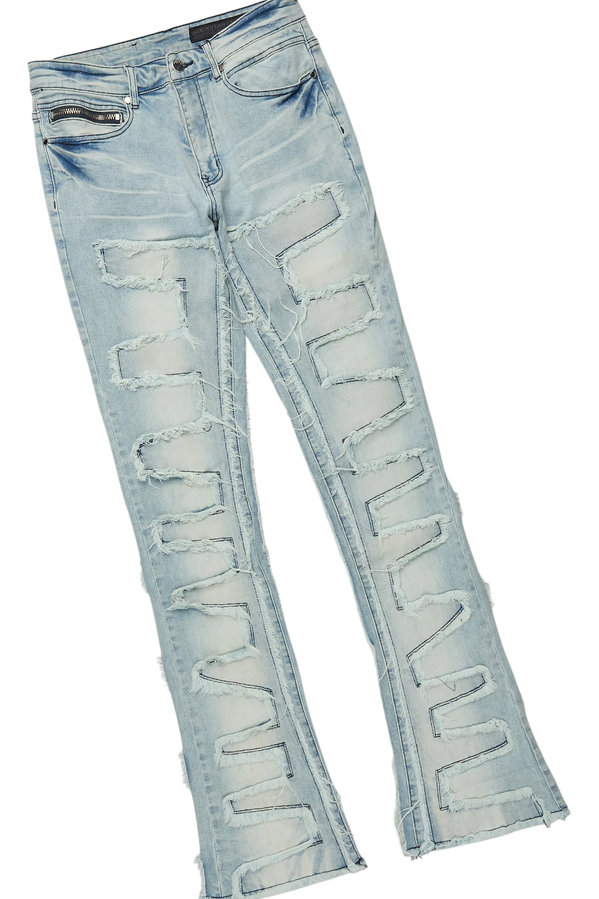 8818-beno-white-t-shirt-shake-blue-stacked-flare-jean-bundle-6.webp Beno White T-Shirt & Shake Blue Stacked Flare Jean Bundle