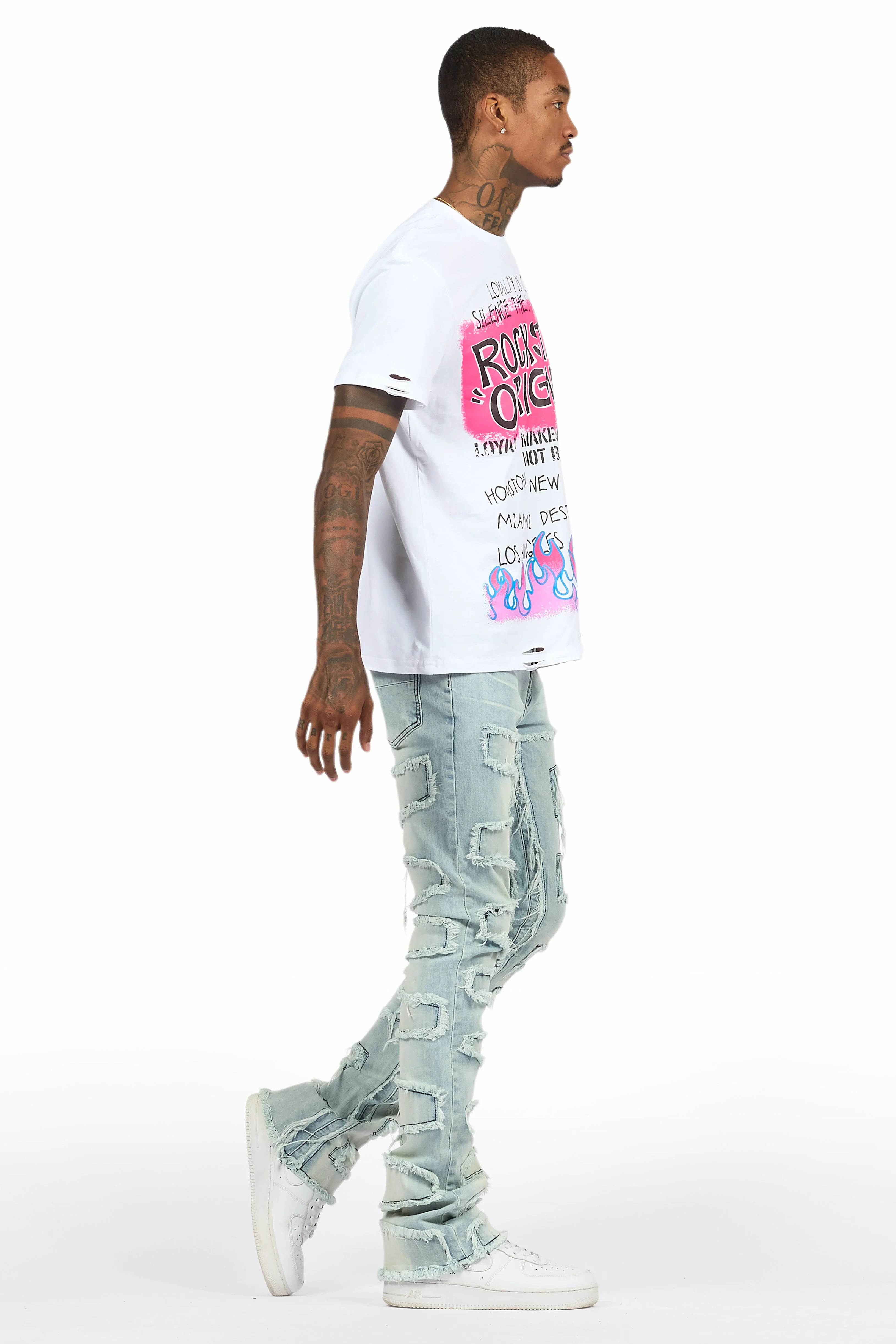 8818-beno-white-t-shirt-shake-blue-stacked-flare-jean-bundle-9.webp Beno White T-Shirt & Shake Blue Stacked Flare Jean Bundle