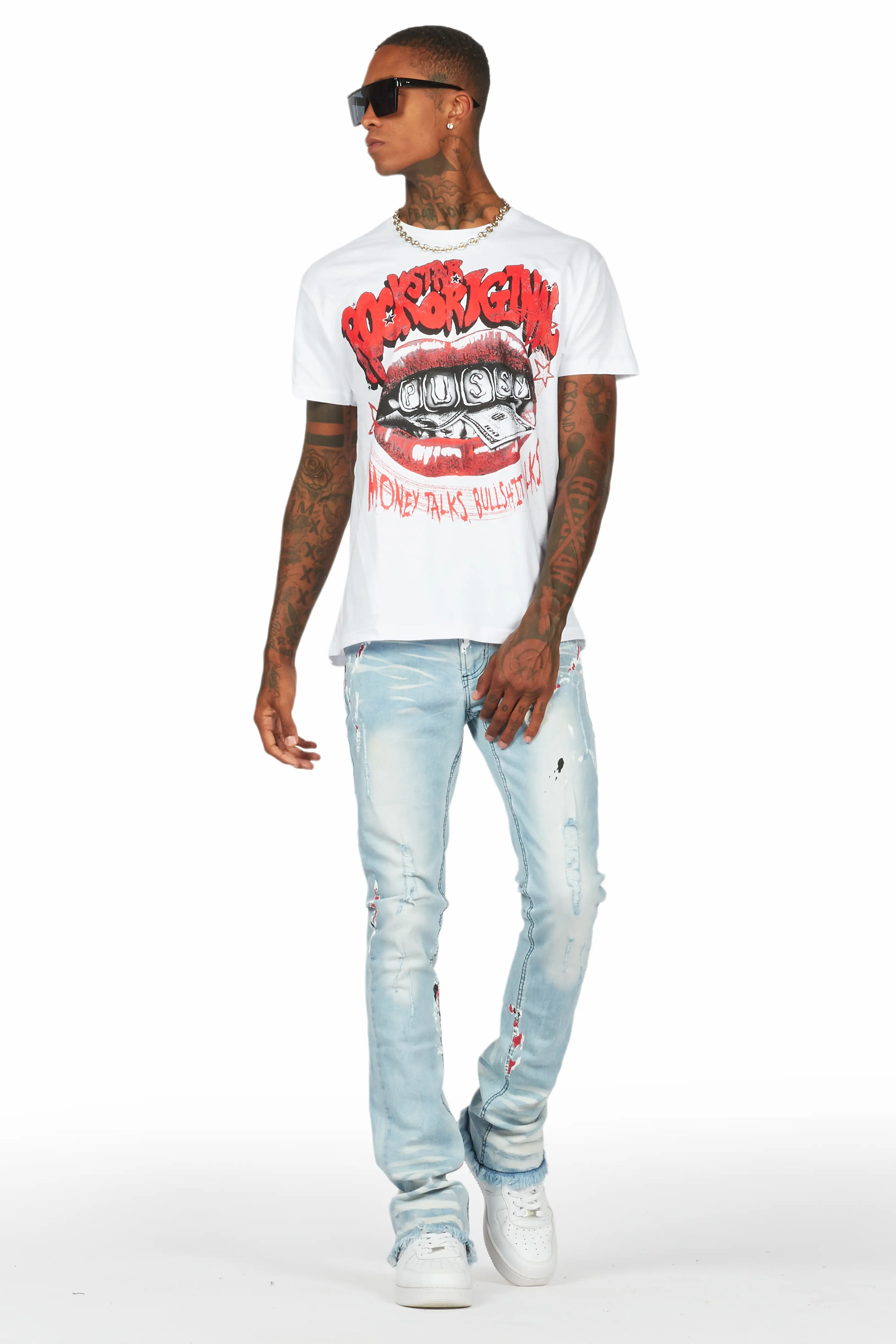 8915-bloke-white-blue-t-shirt-stacked-flare-jean-set-3.webp Bloke White/Blue T-Shirt/Stacked Flare Jean Set