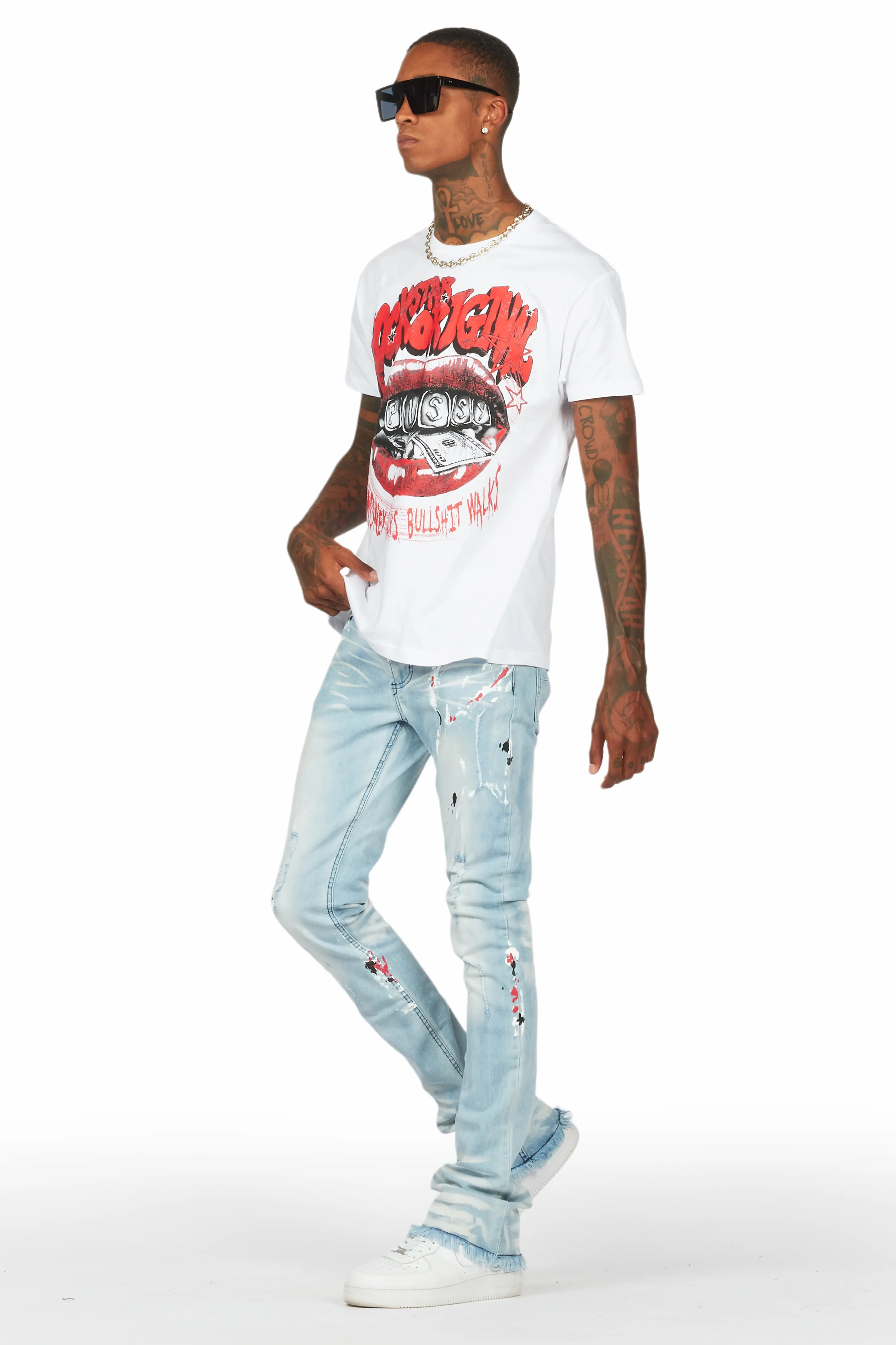 8915-bloke-white-blue-t-shirt-stacked-flare-jean-set-6.webp Bloke White/Blue T-Shirt/Stacked Flare Jean Set