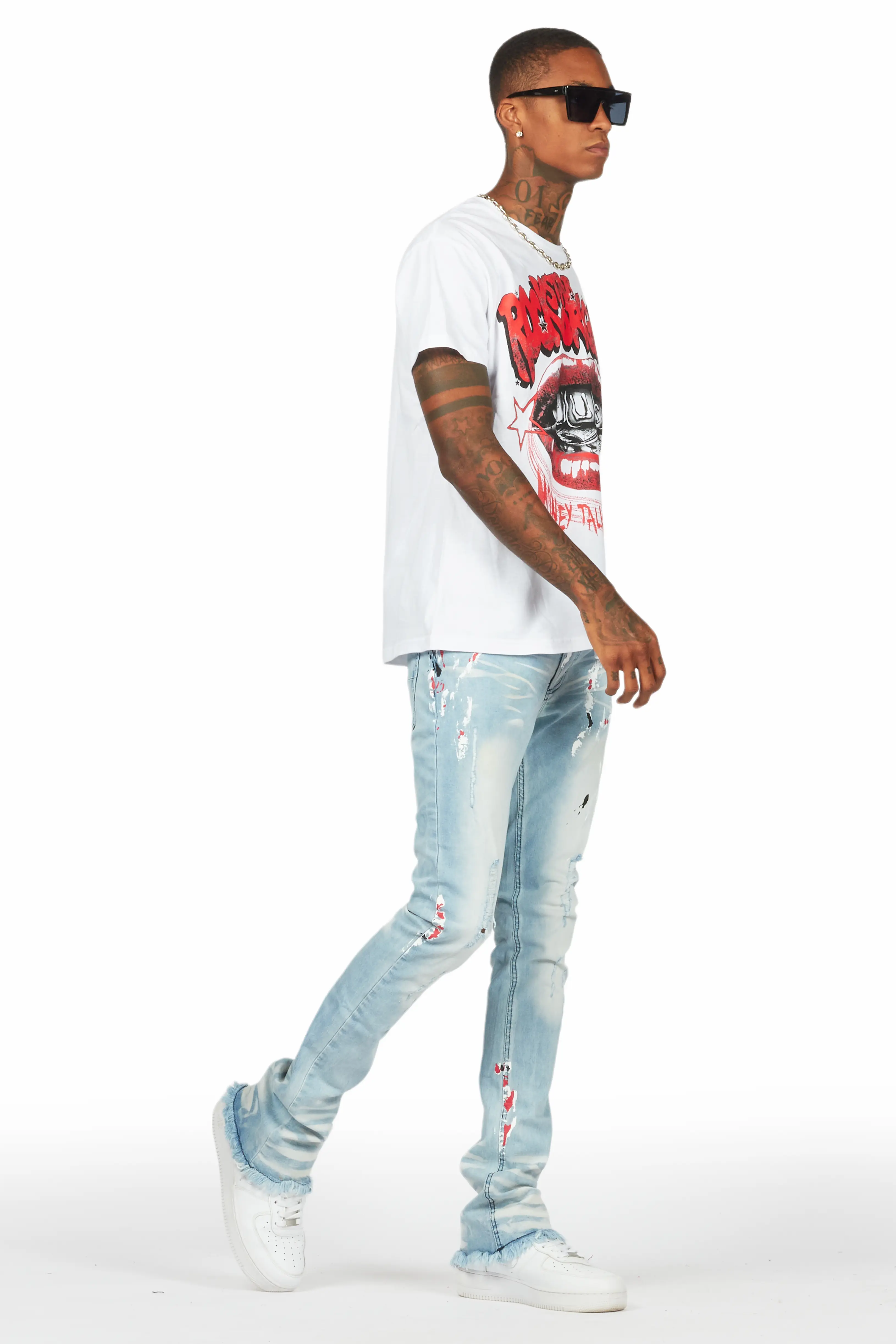 8915-bloke-white-blue-t-shirt-stacked-flare-jean-set-7.webp Bloke White/Blue T-Shirt/Stacked Flare Jean Set