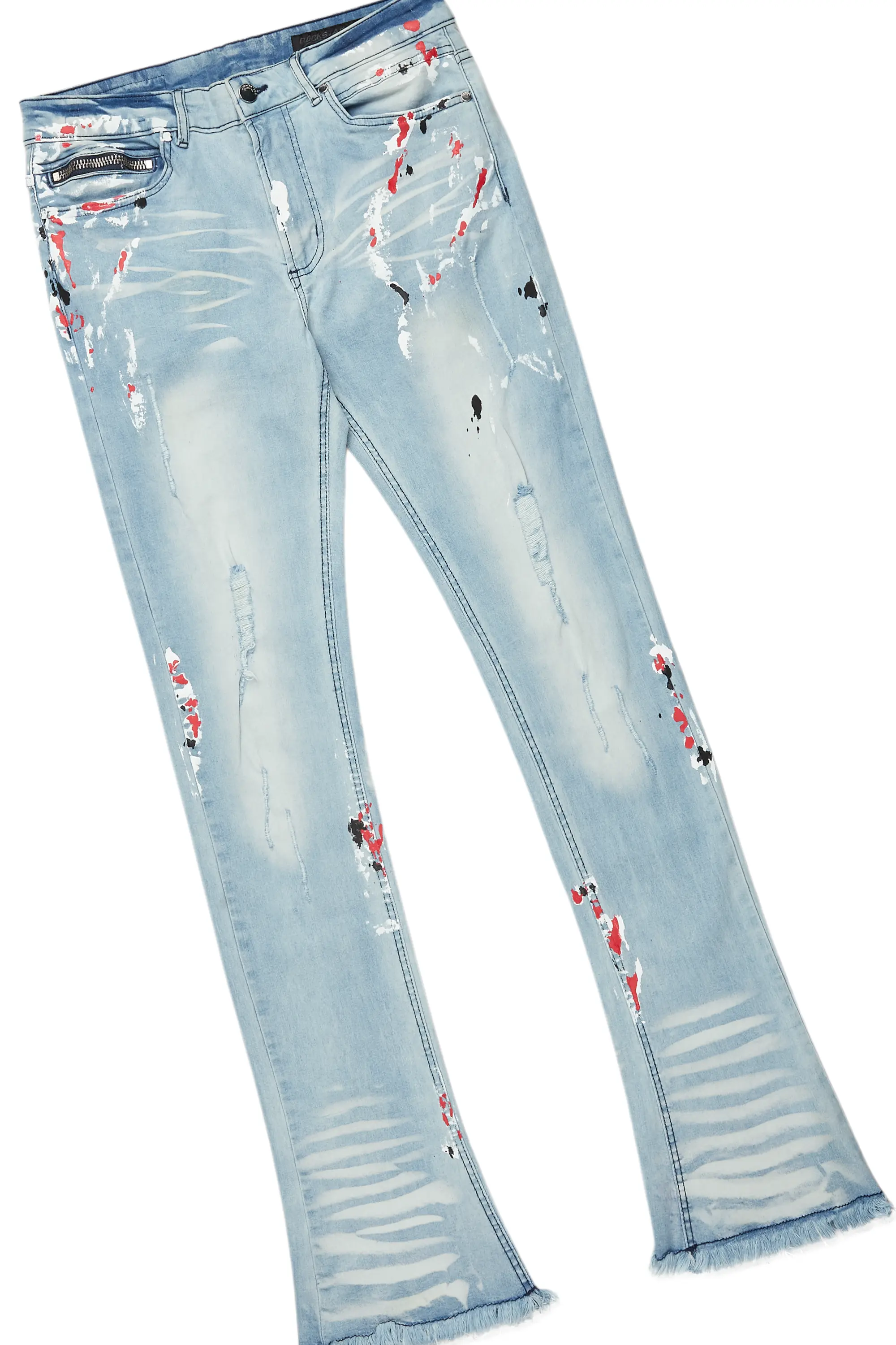 8915-bloke-white-blue-t-shirt-stacked-flare-jean-set-9.webp Bloke White/Blue T-Shirt/Stacked Flare Jean Set