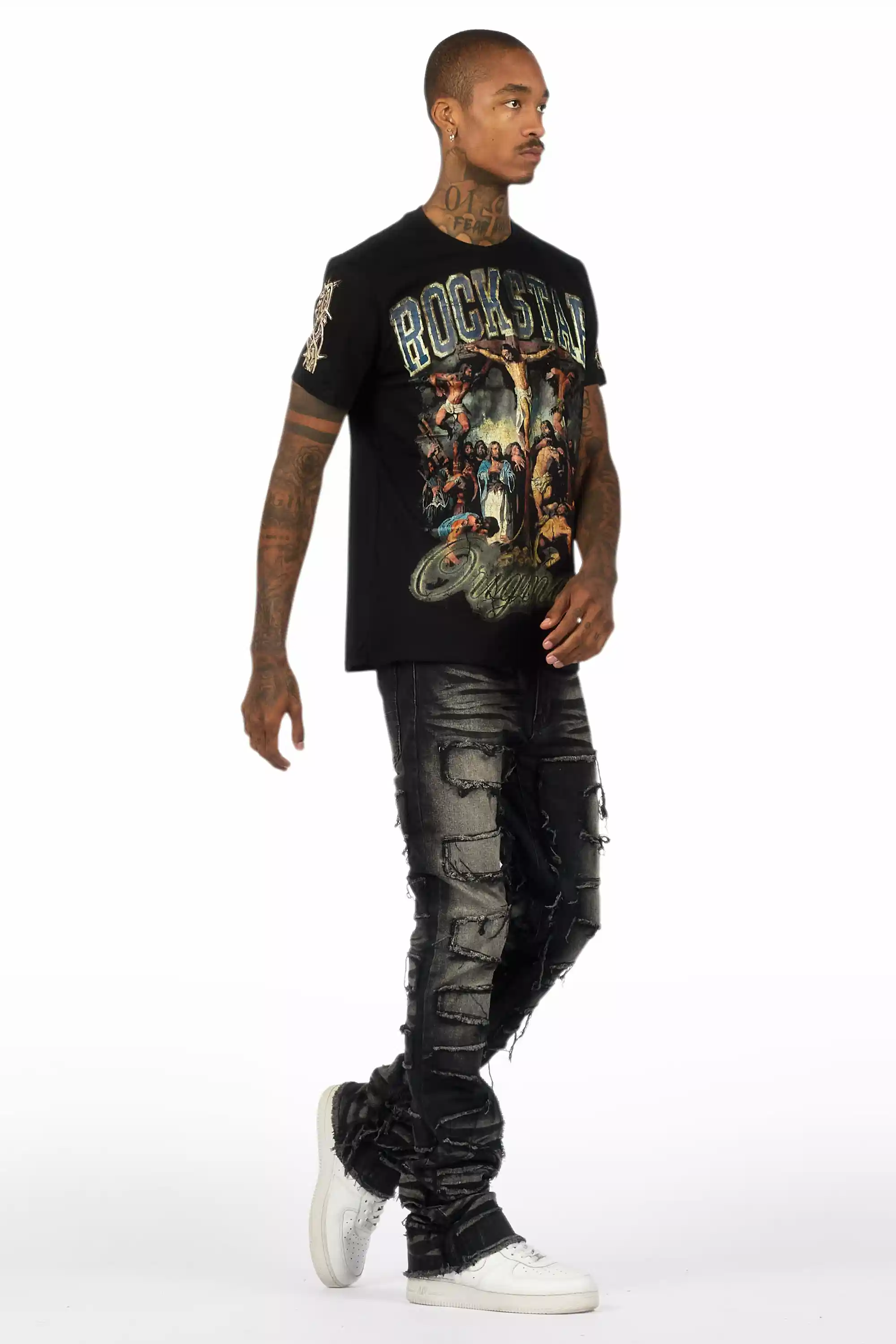 8942-waller-dark-grey-graphic-t-shirt-stacked-flare-jean-bundle-4.webp Waller Dark Grey Graphic T-Shirt/Stacked Flare Jean Bundle