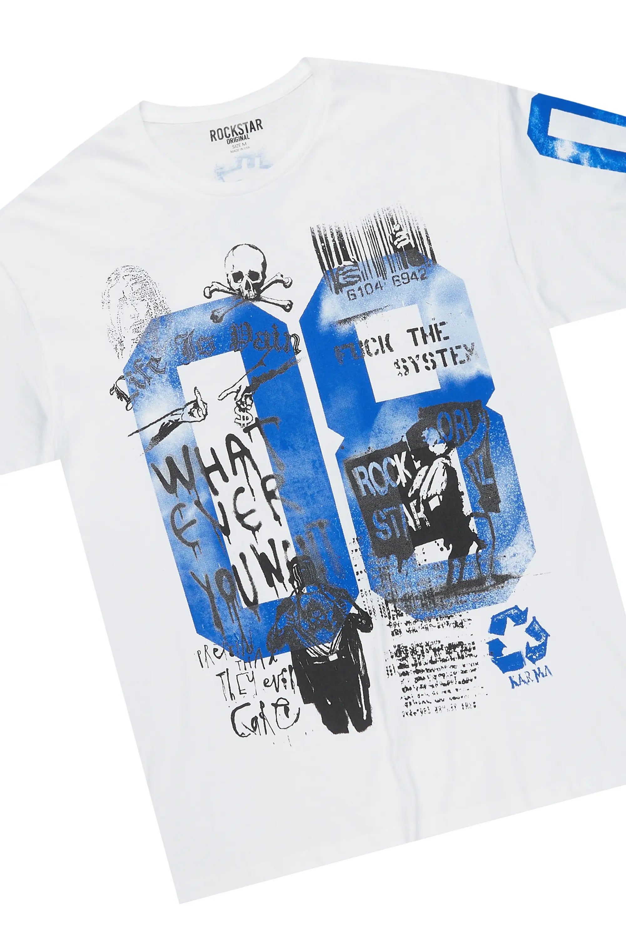 8951-grill-white-blue-oversized-t-shirt-super-stacked-flare-jean-bundle-2.jpg Grill White/Blue Oversized T-Shirt/Super Stacked Flare Jean Bundle