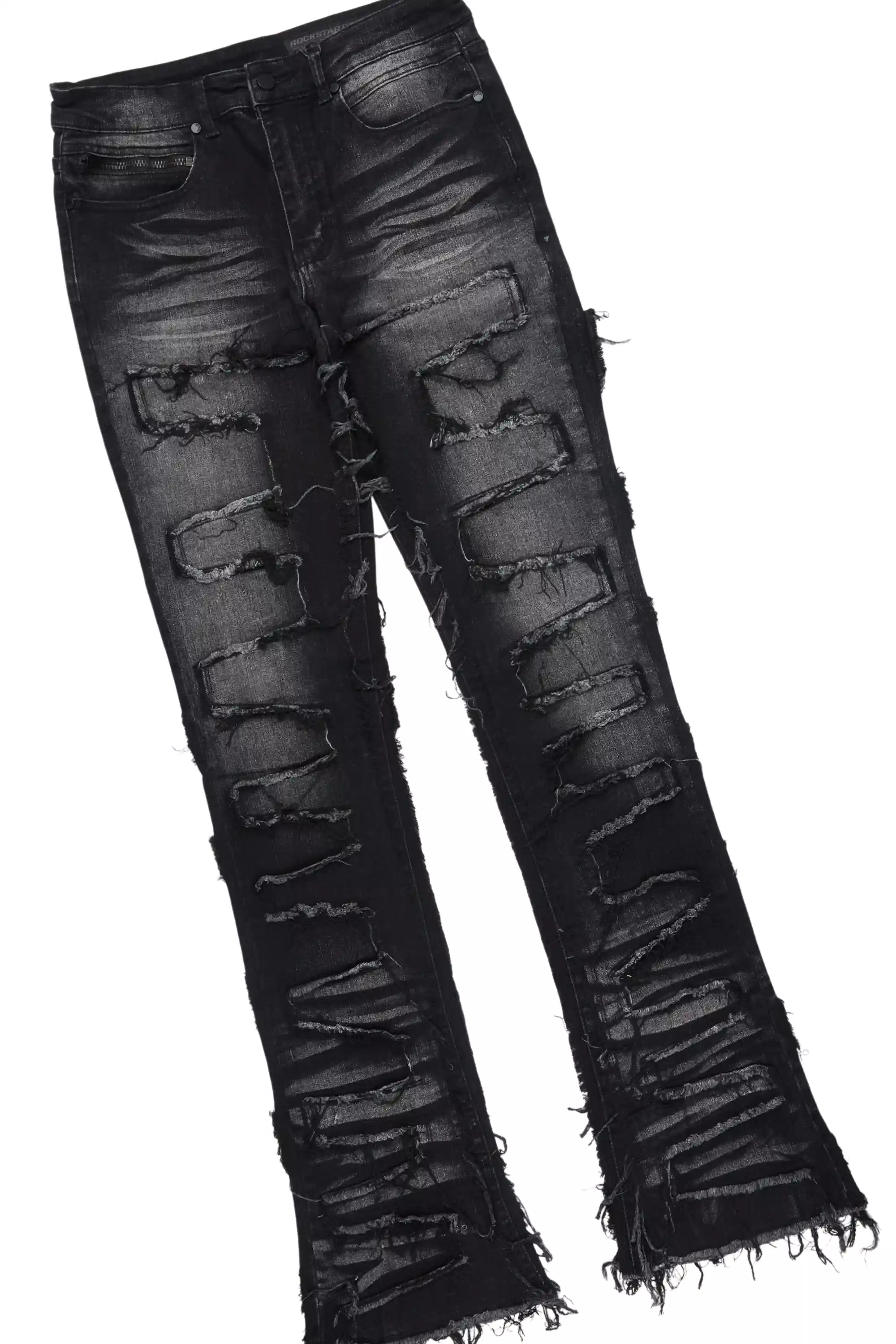 8960-schtupp-black-oversized-t-shirt-stacked-flare-jean-bundle-3.webp Schtupp Black Oversized T-Shirt/Stacked Flare Jean Bundle