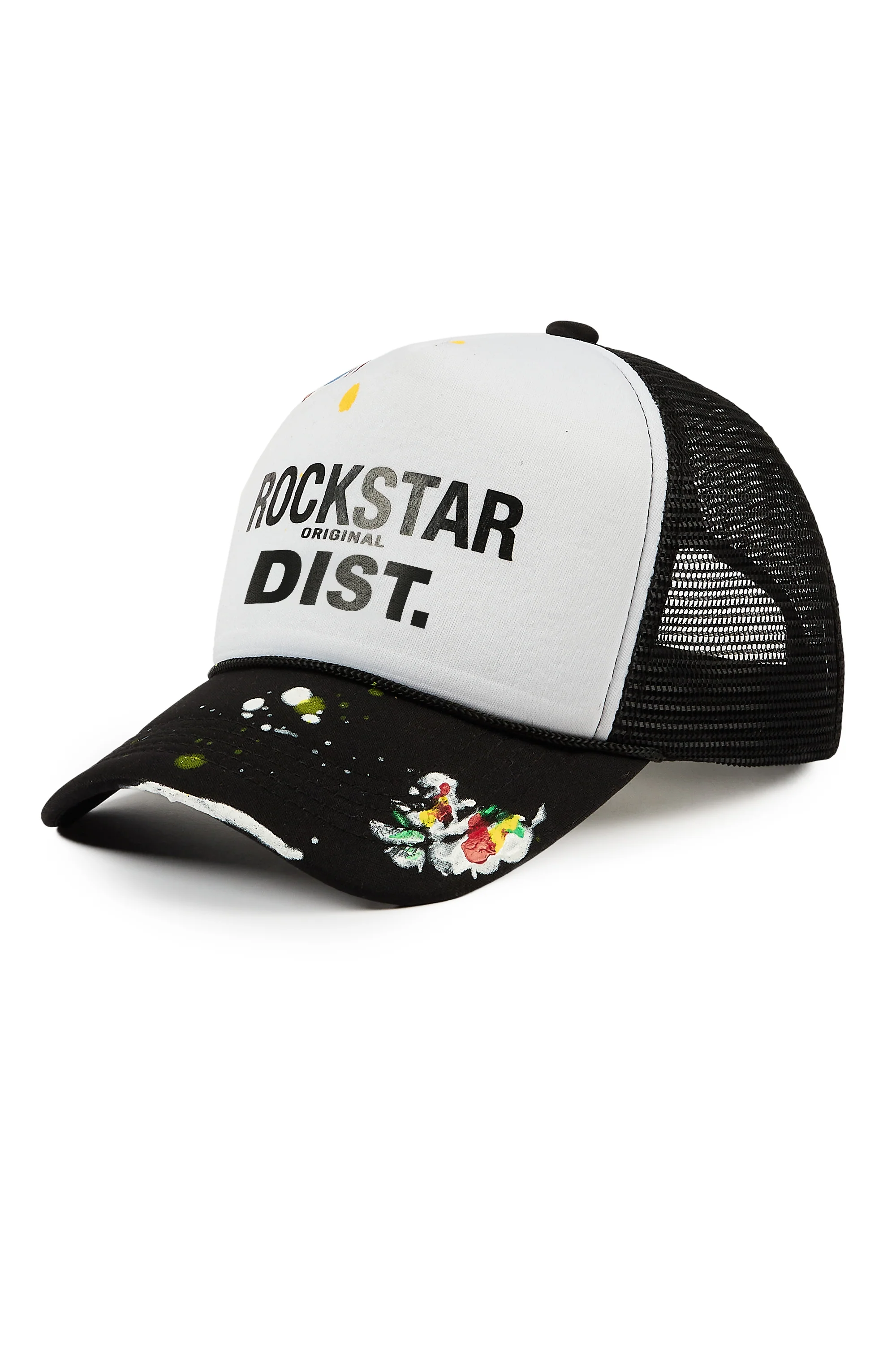 Boys Neptune White/Black Trucker Hat
