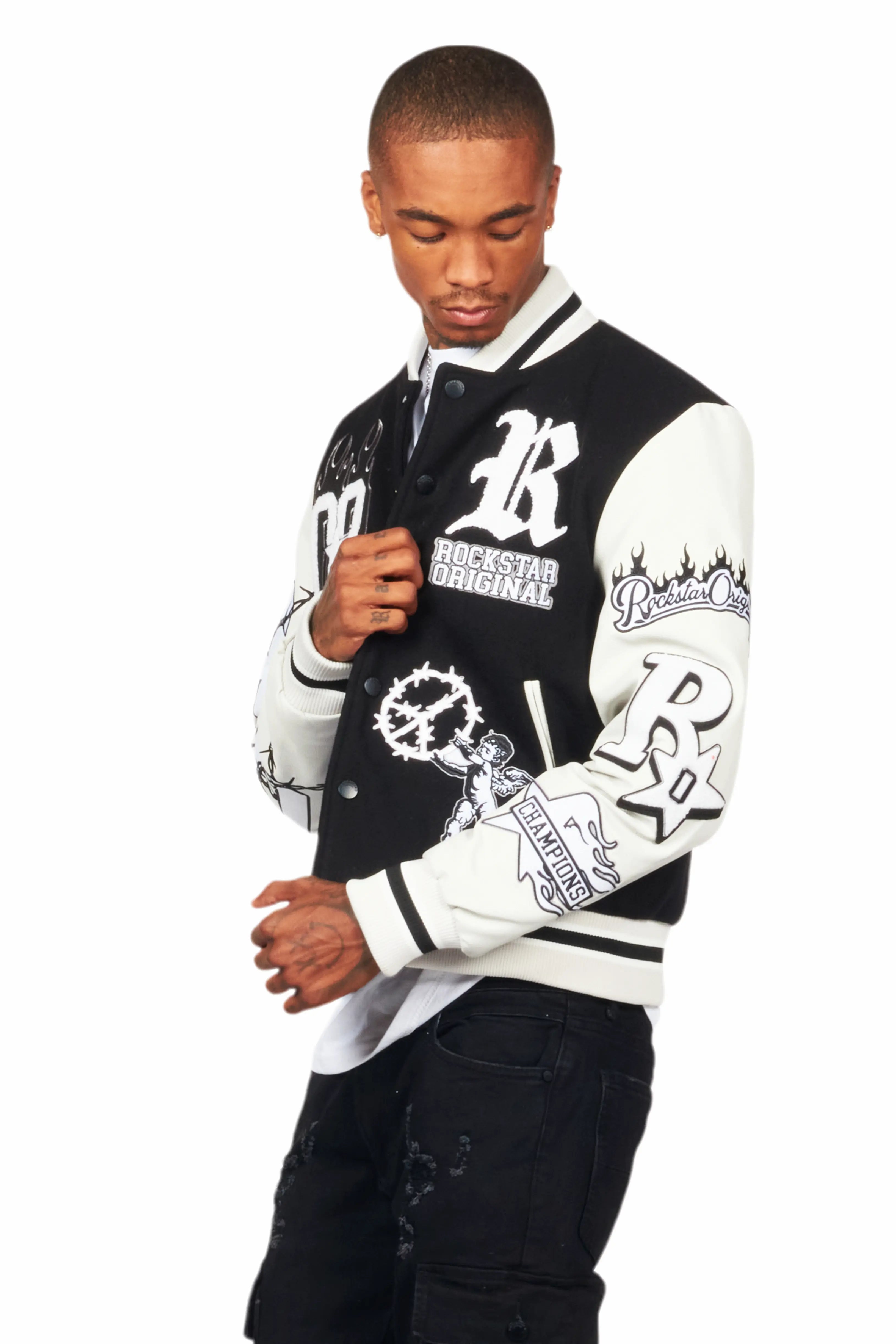 9152-rune-black-varsity-jacket-8.jpg Rune Black Varsity Jacket