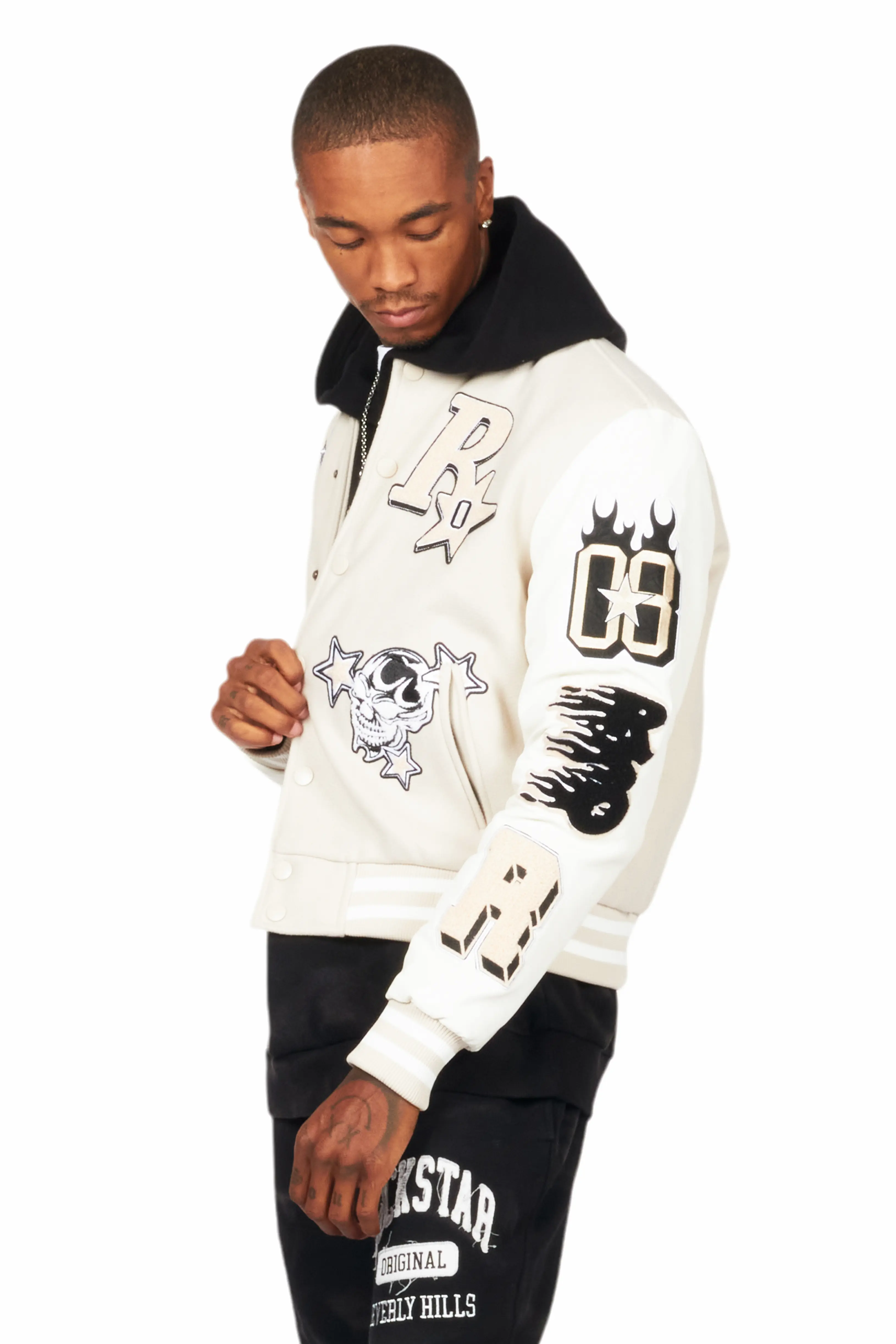 9176-fio-beige-white-varsity-jacket-5.webp Fio Beige/White Varsity Jacket