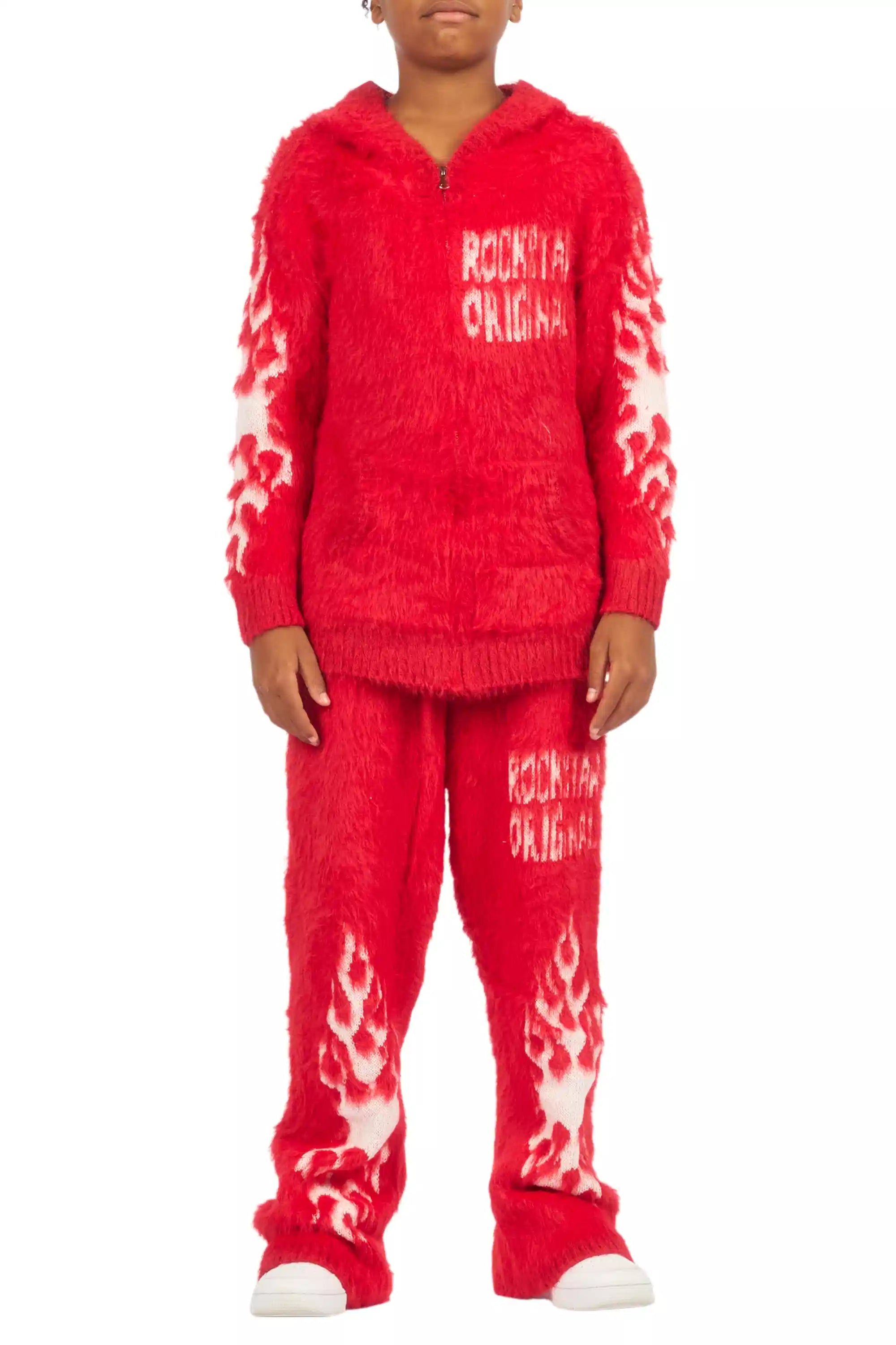 921-boys-toshio-red-stacked-flare-knitted-mohair-track-set-10.jpg Boys Toshio Red Stacked Flare Knitted Mohair Track Set