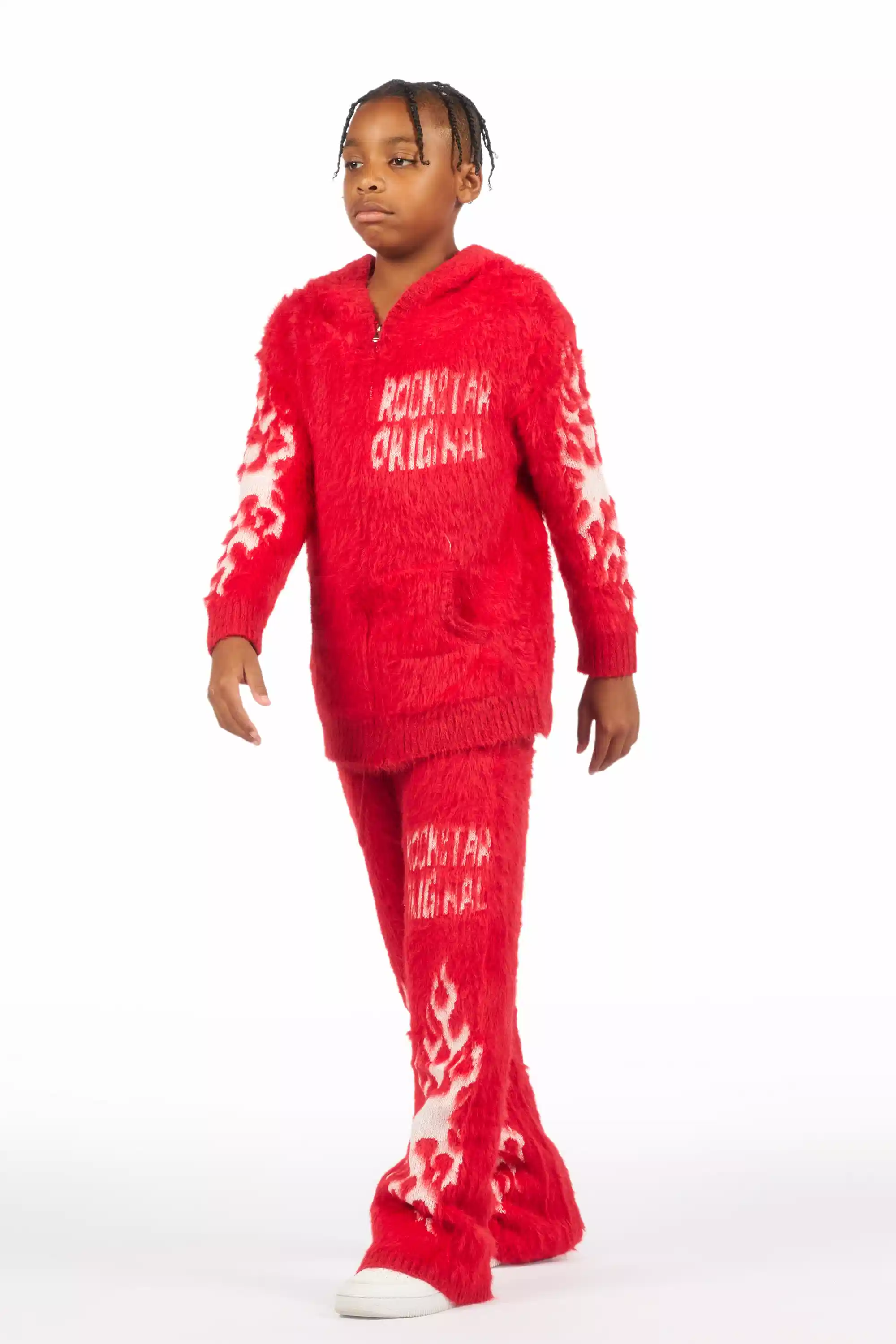 921-boys-toshio-red-stacked-flare-knitted-mohair-track-set-5.webp Boys Toshio Red Stacked Flare Knitted Mohair Track Set
