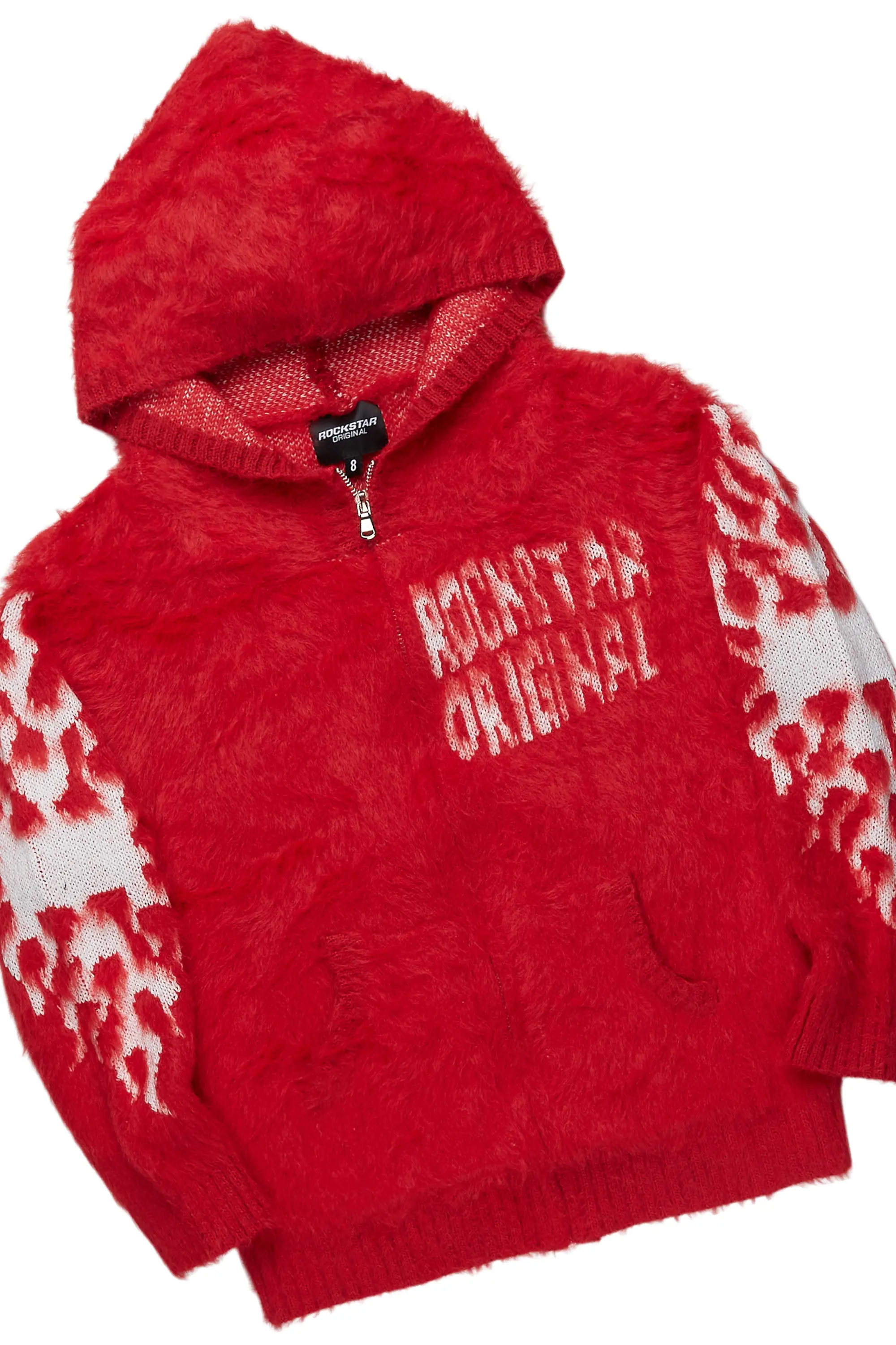 921-boys-toshio-red-stacked-flare-knitted-mohair-track-set-6.webp Boys Toshio Red Stacked Flare Knitted Mohair Track Set