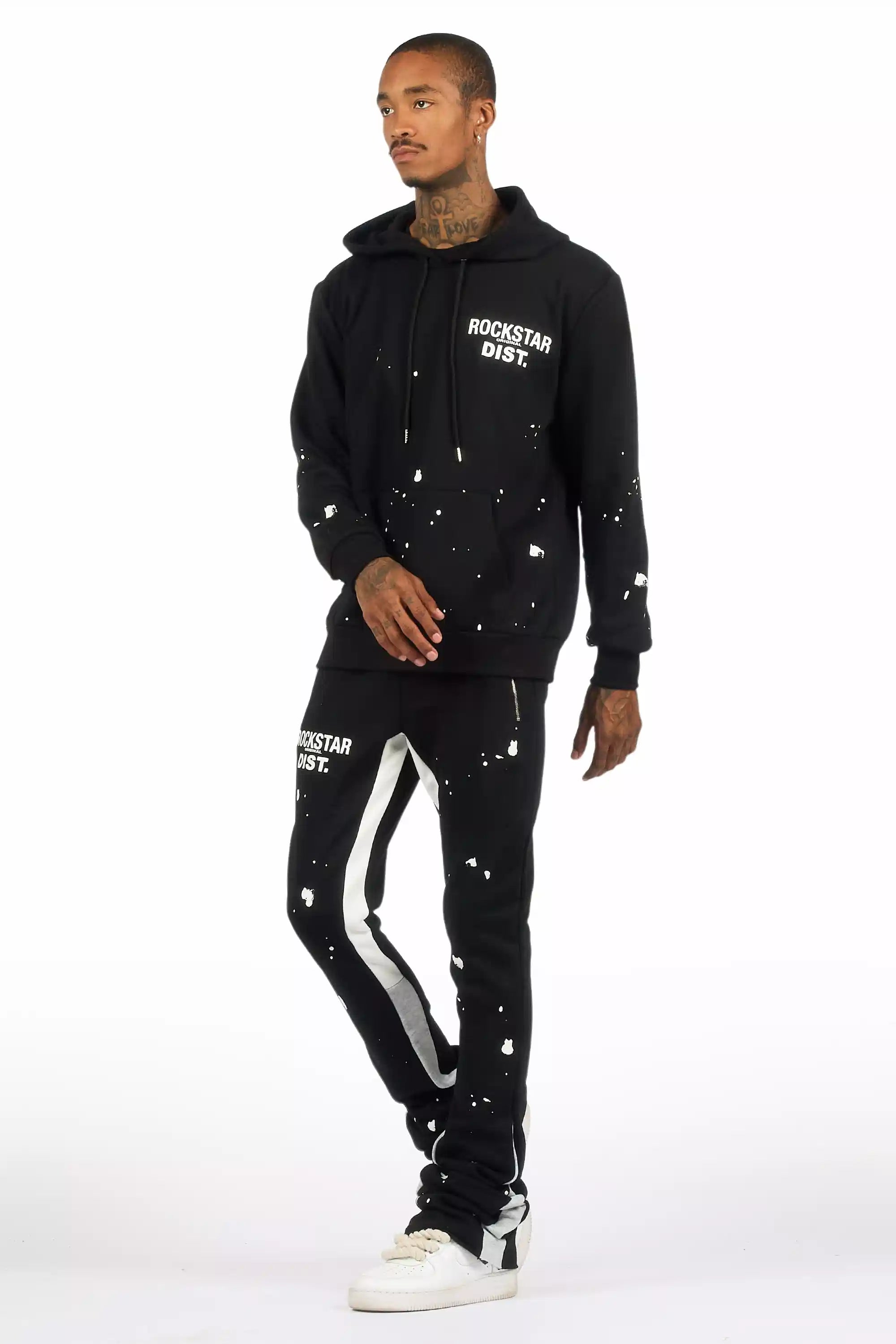 9343-raffer-black-white-hoodie-super-stacked-flare-pant-set-6.jpg Raffer Black/White Hoodie/Super Stacked Flare Pant Set