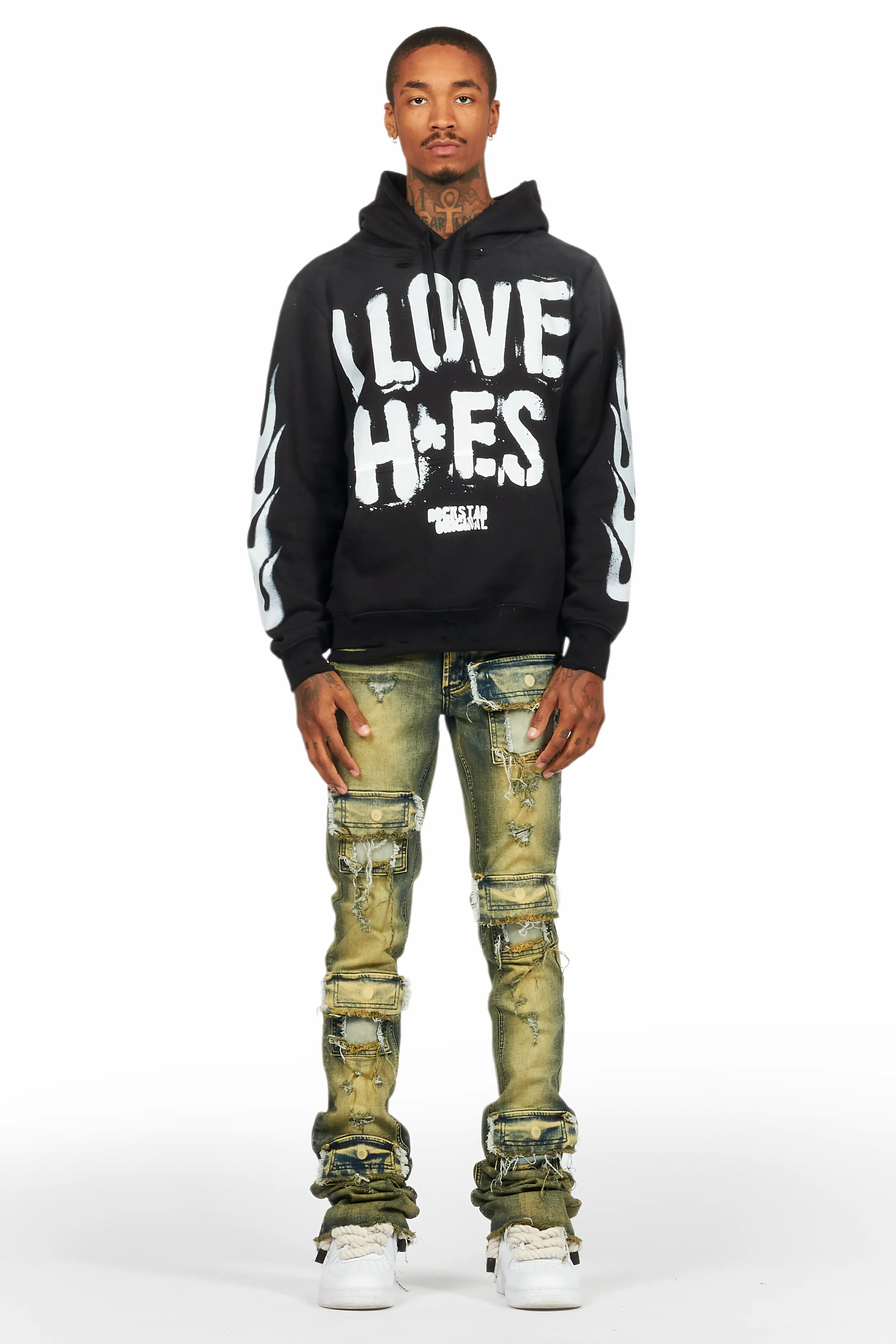 Banyan Black Graphic Hoodie