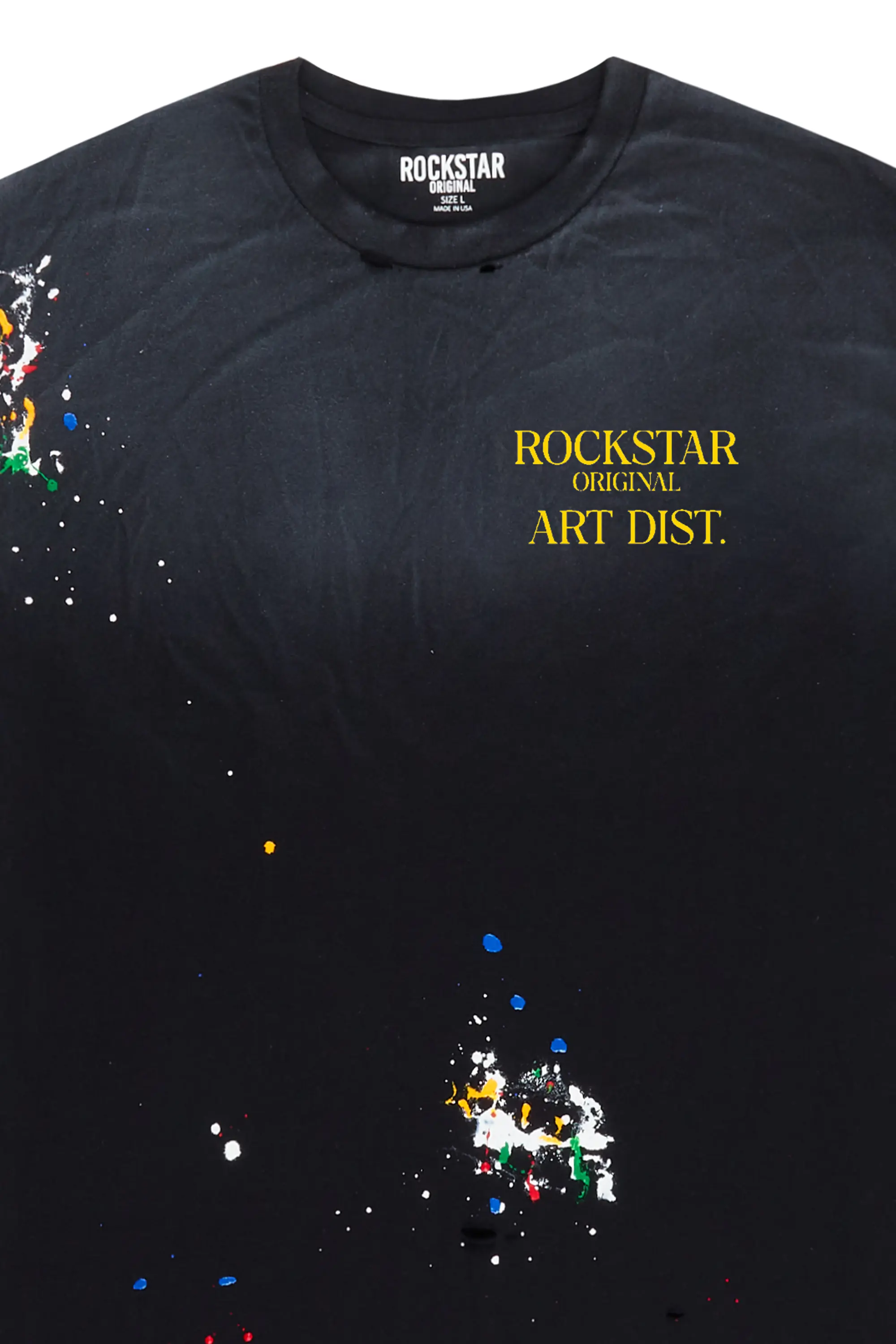 Palmer Black/Yellow Graphic T-Shirt
