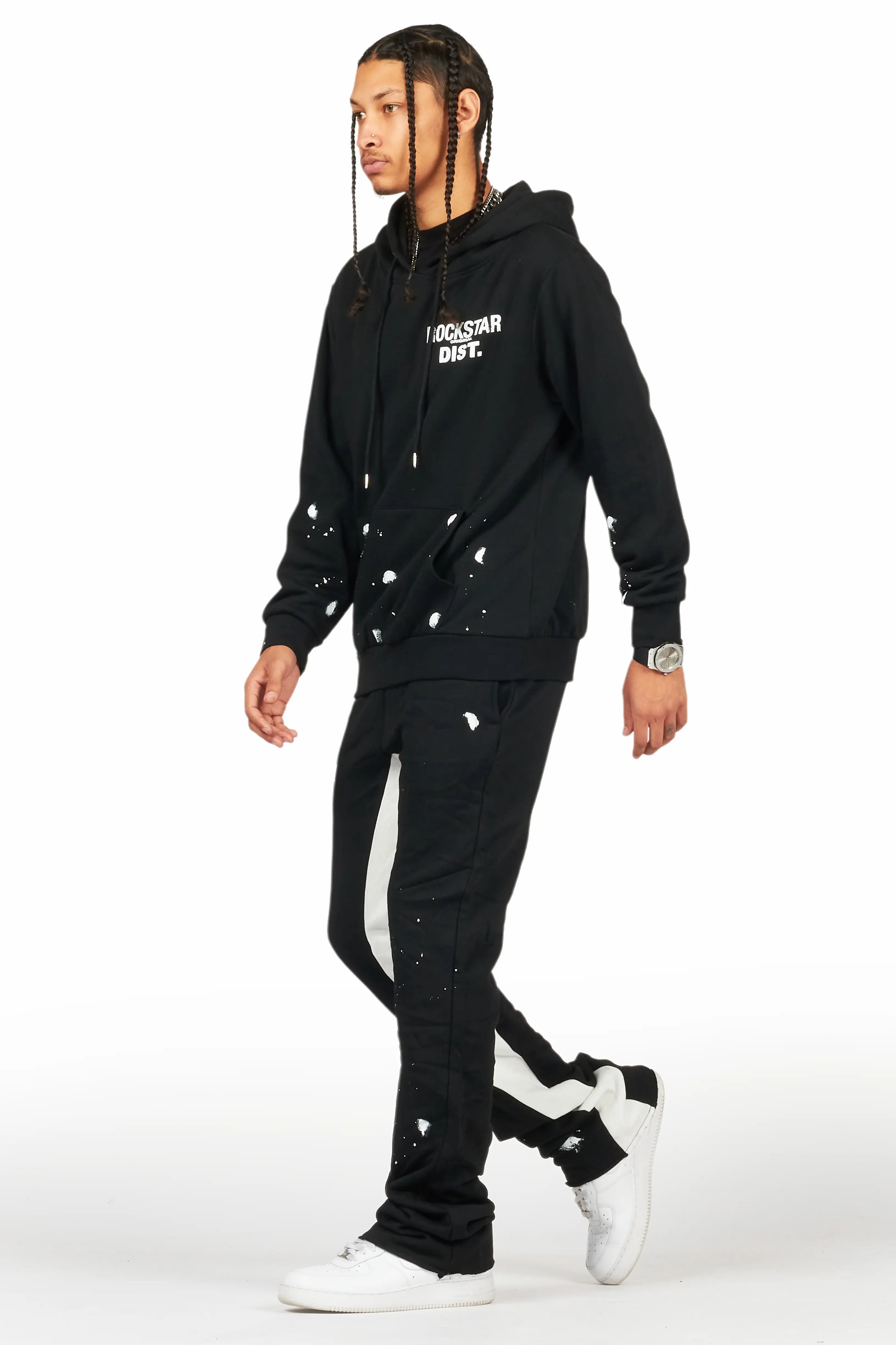 9393-raffer-black-white-hoodie-baggy-fit-pant-track-set-5.jpg Raffer Black/White Hoodie Baggy Fit Pant Track Set