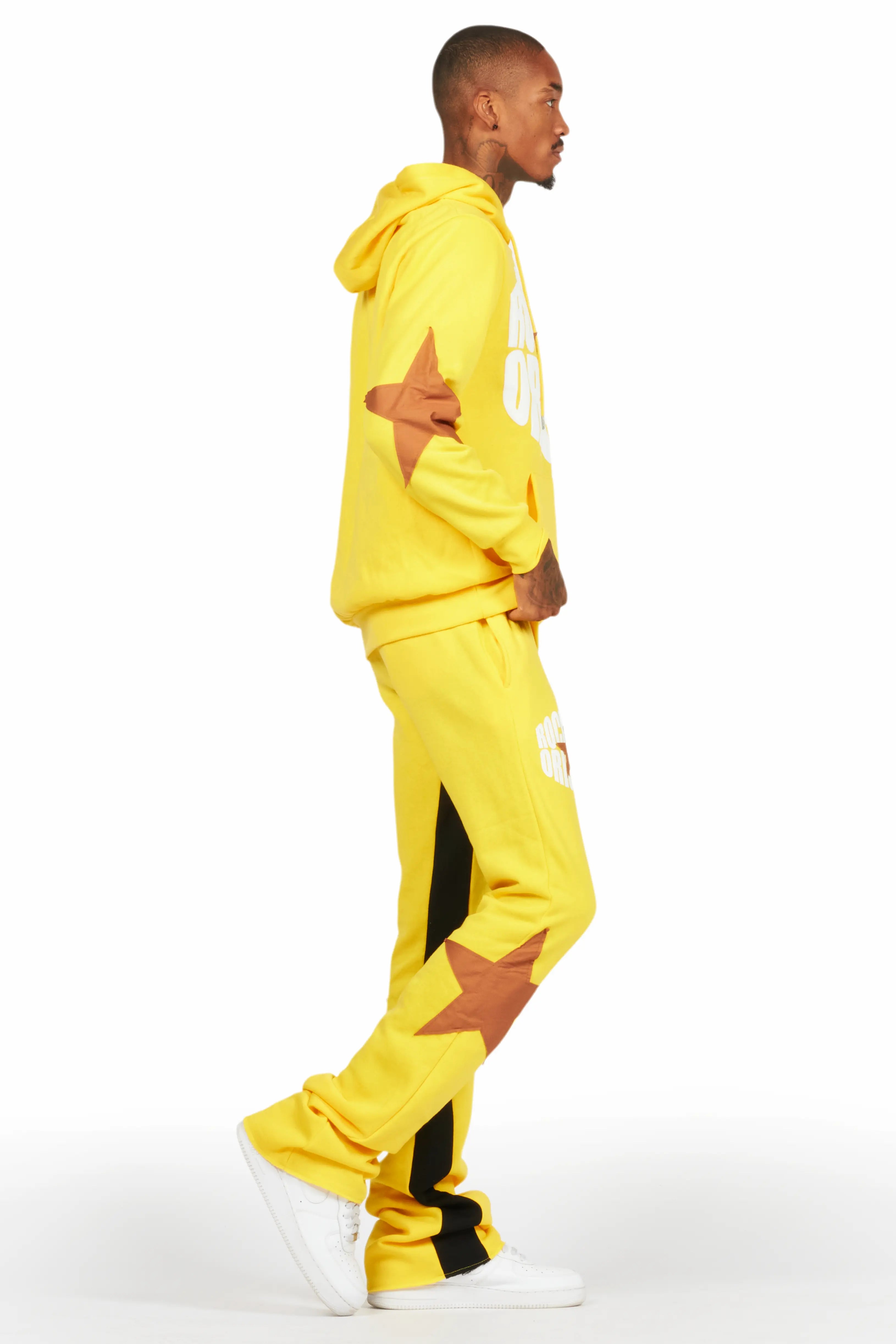 9487-states-yellow-baggy-stacked-hoodie-track-set-3.jpg States Yellow Baggy Stacked Hoodie Track Set