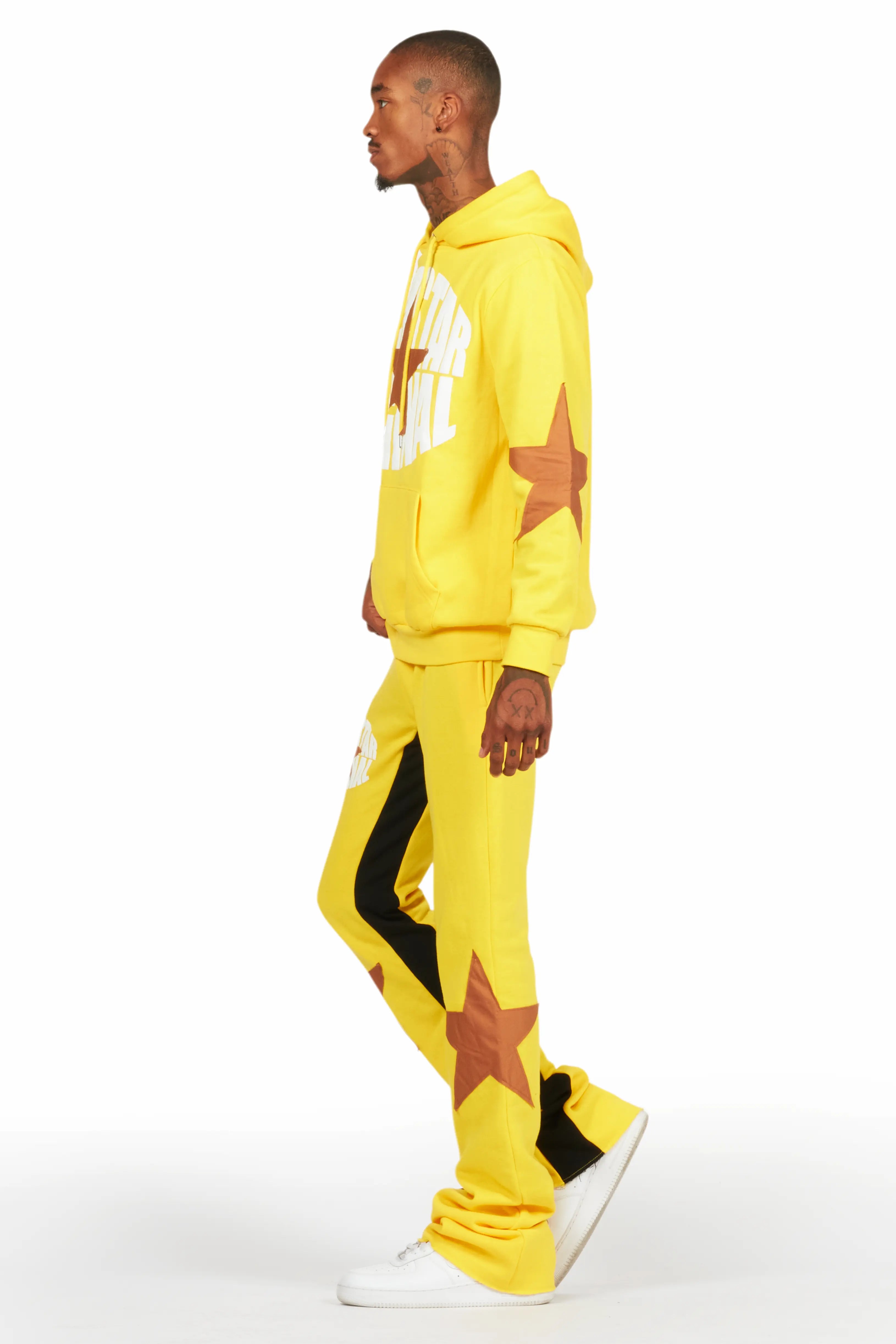 9487-states-yellow-baggy-stacked-hoodie-track-set-5.jpg States Yellow Baggy Stacked Hoodie Track Set