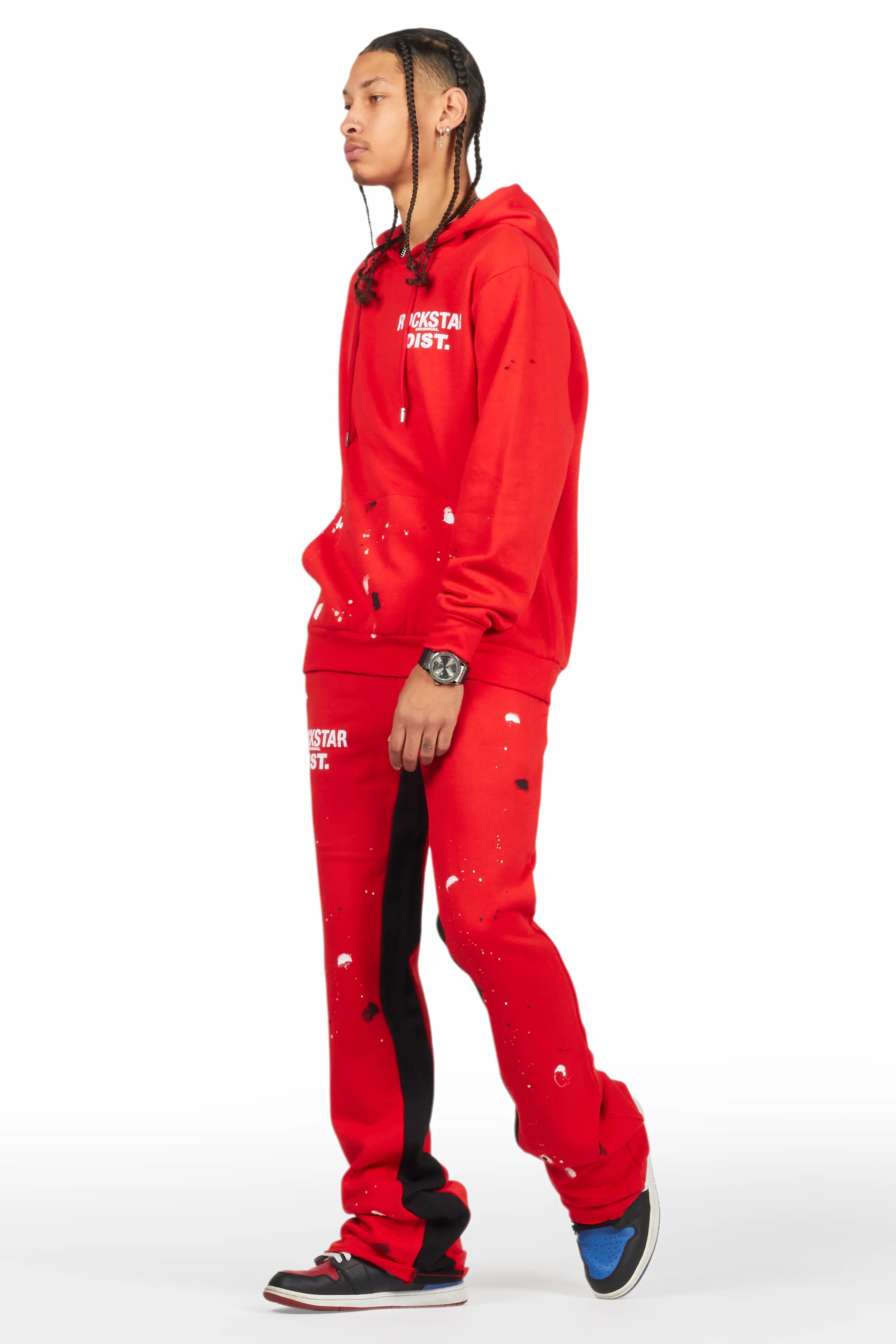 9585-jaco-red-hoodie-baggy-fit-pant-track-set-5.jpg Jaco Red Hoodie Baggy Fit Pant Track Set