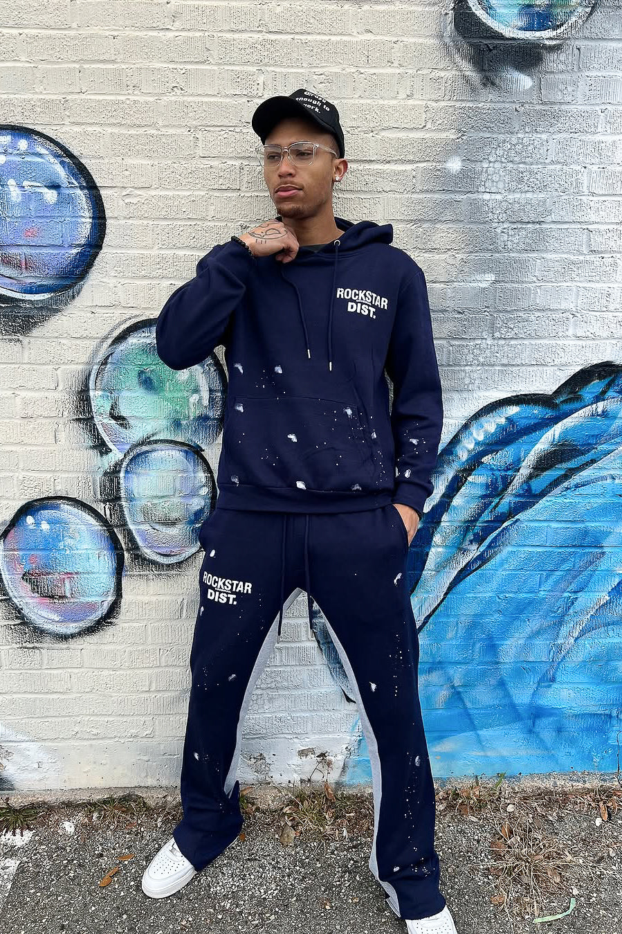 9593-raffer-navy-hoodie-flare-track-set-3.jpg Raffer Navy Hoodie Flare Track Set
