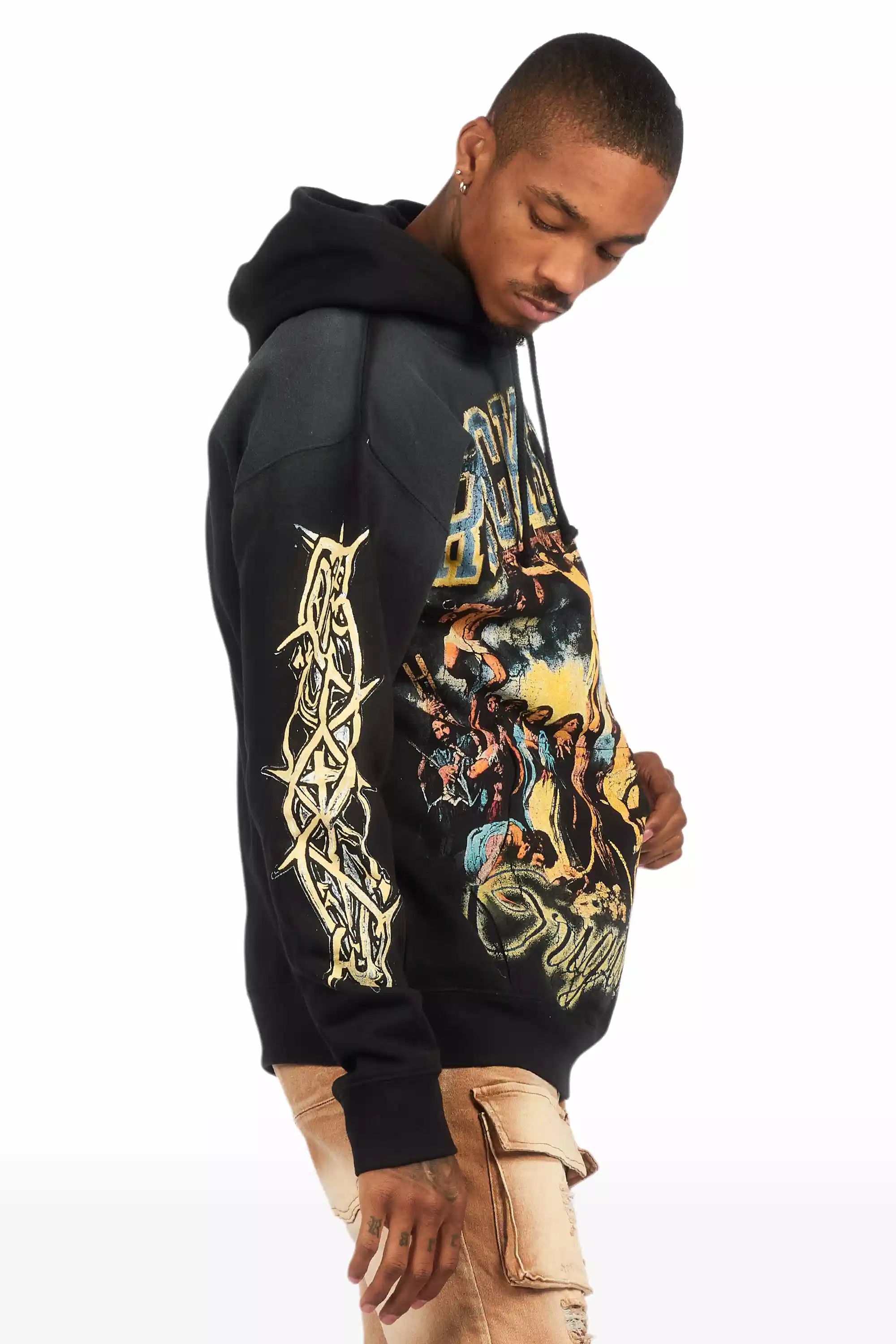 9674-waller-black-graphic-distressed-hoodie-5.webp Waller Black Graphic Distressed Hoodie