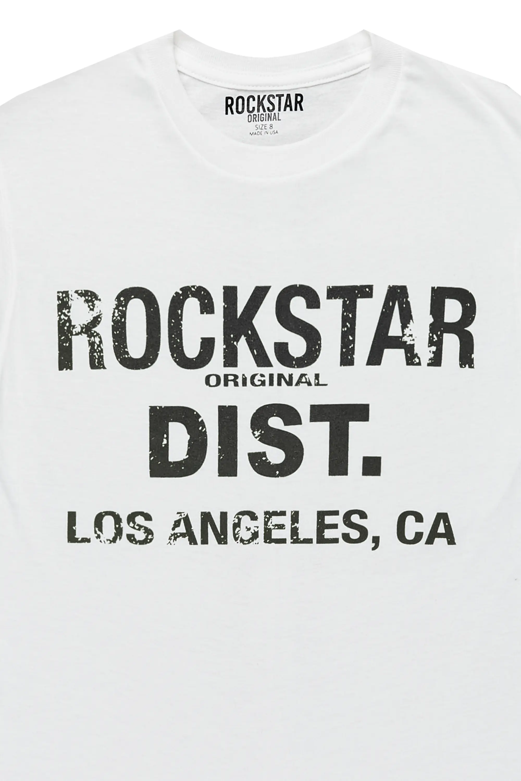 Boys Koen White/Black Graphic T-Shirt